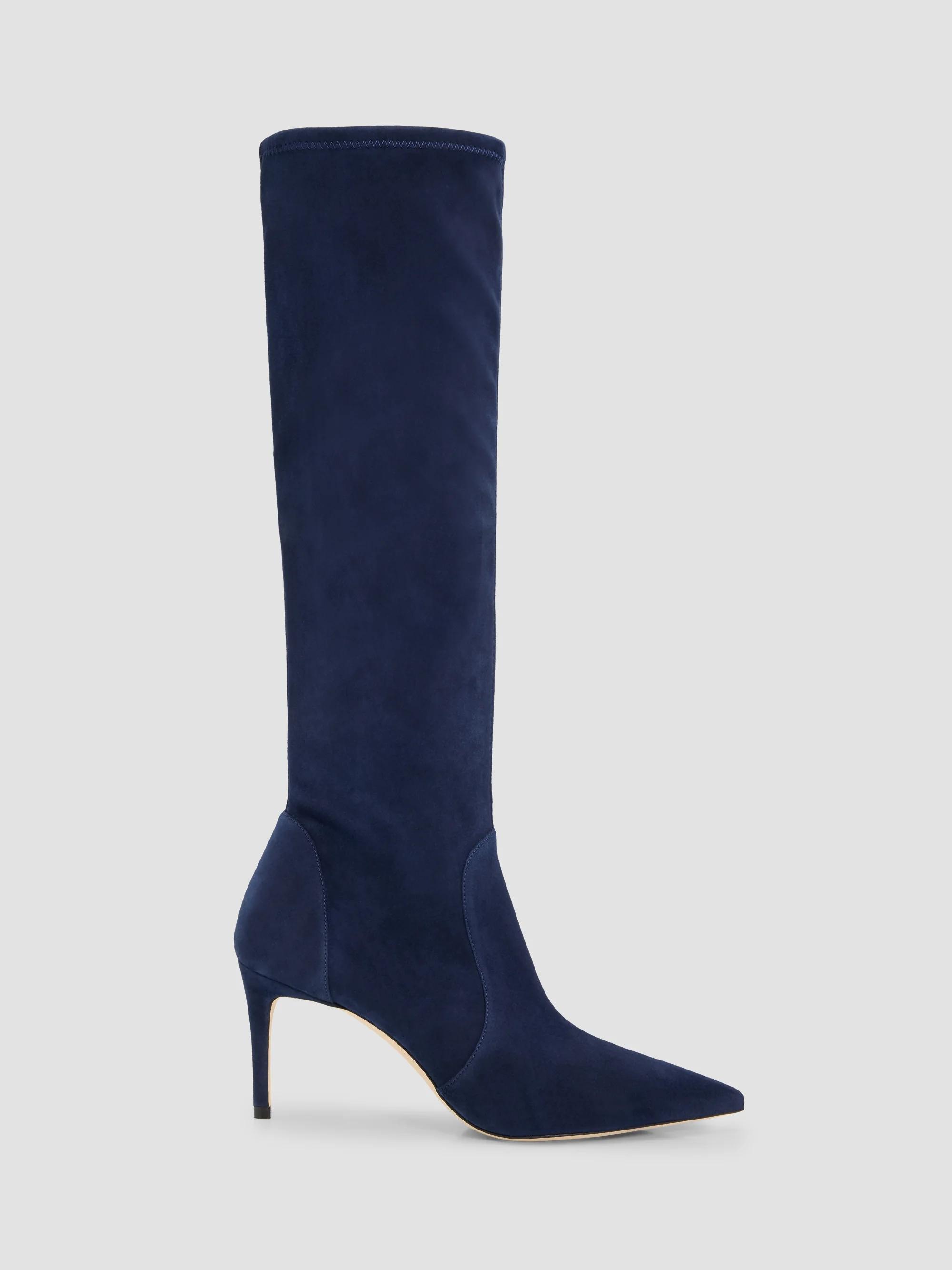 womens navy blue dress boots Women's Designer Silk Satin Colors:Dark Green 721