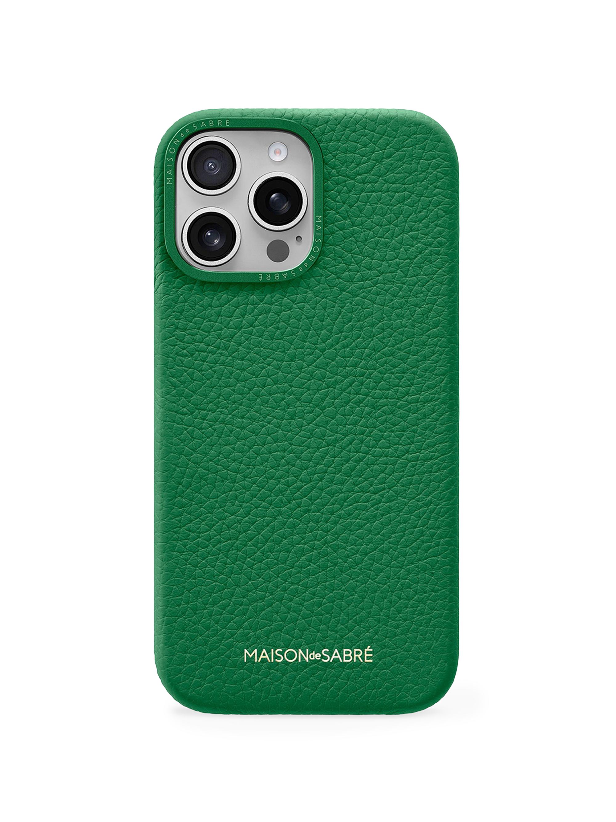 Maison de Sabre Leather Phone Case (iPhone 17 Pro) | Saks Fifth Avenue