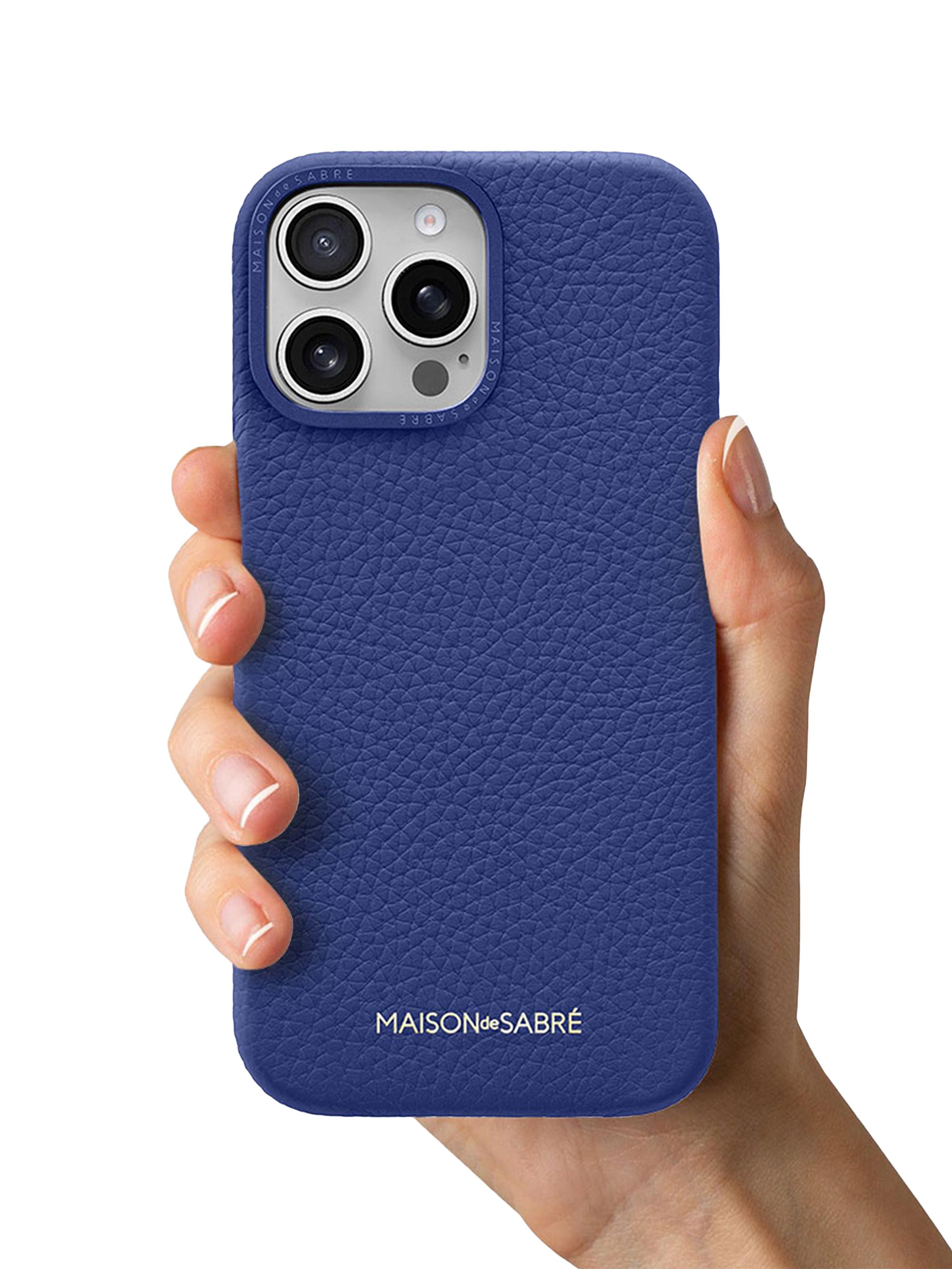 Maison de Sabre Leather Phone Case (iPhone 16 Pro Max) | Saks