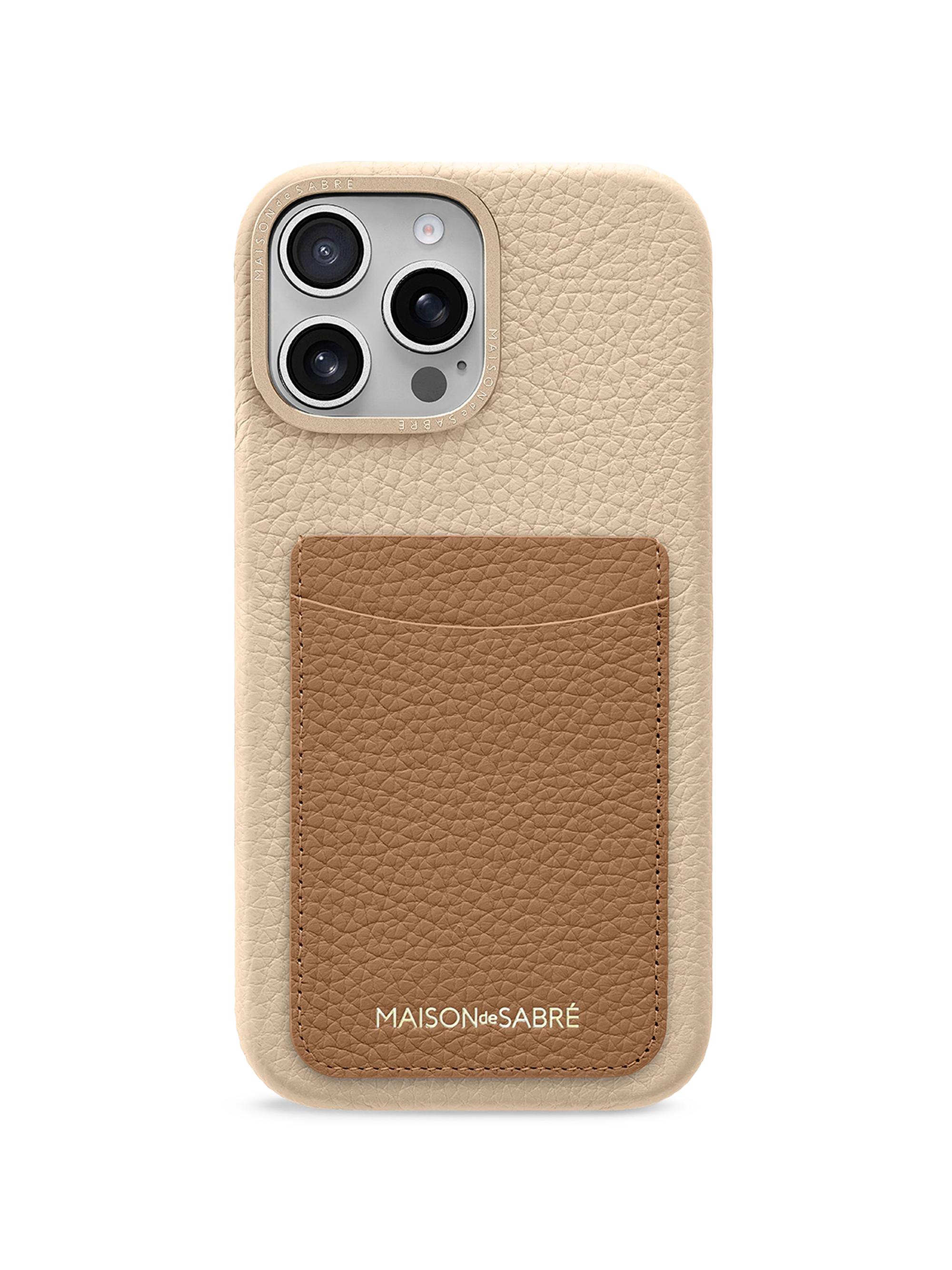 Maison de Sabre Leather Phone Case (iPhone 16 Pro) | Saks