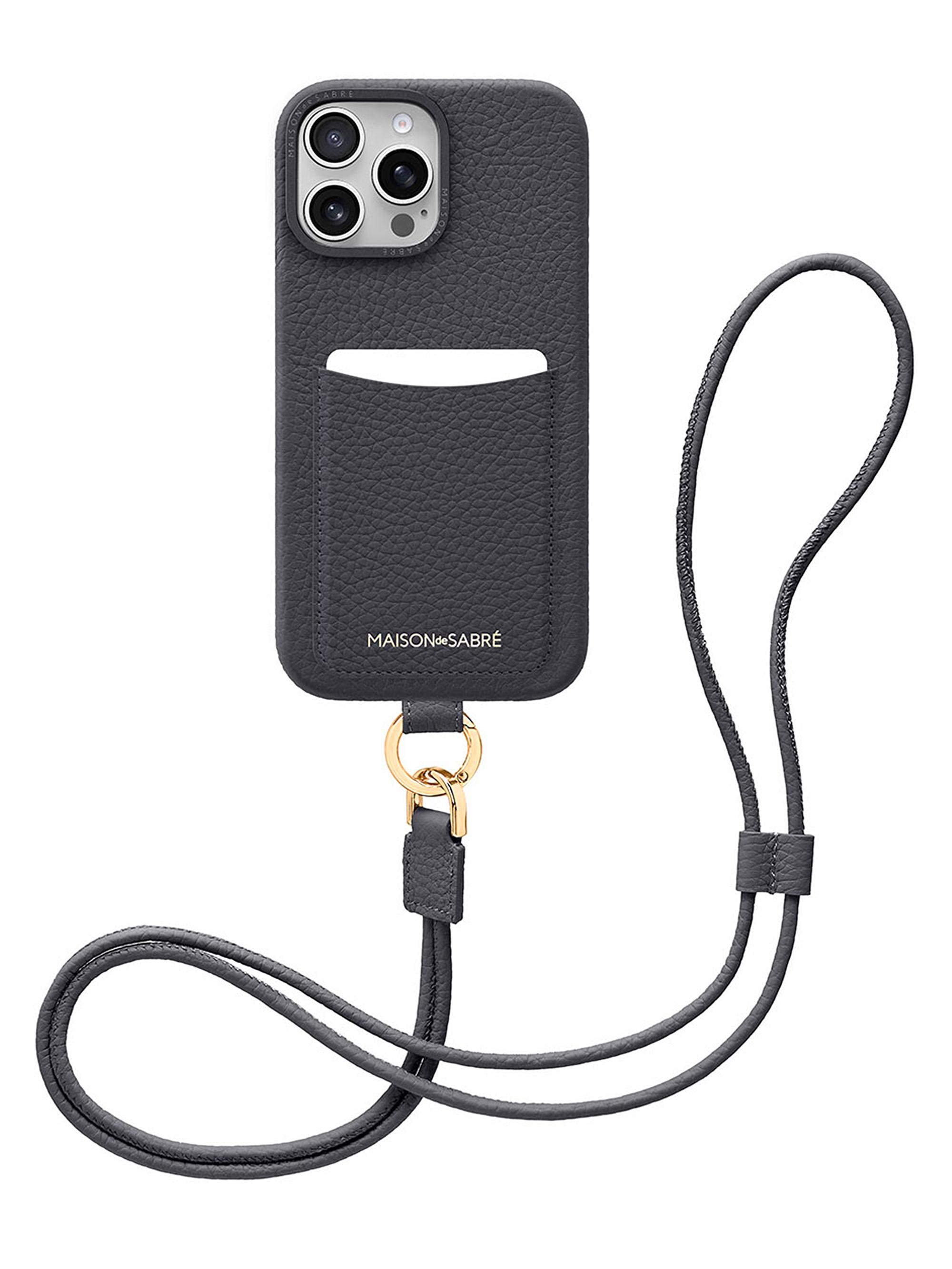 メゾンドサブレ　iPhone 16pro iPhone 16 Pro Case - Pecan Brown – MAISON de SABRÉ