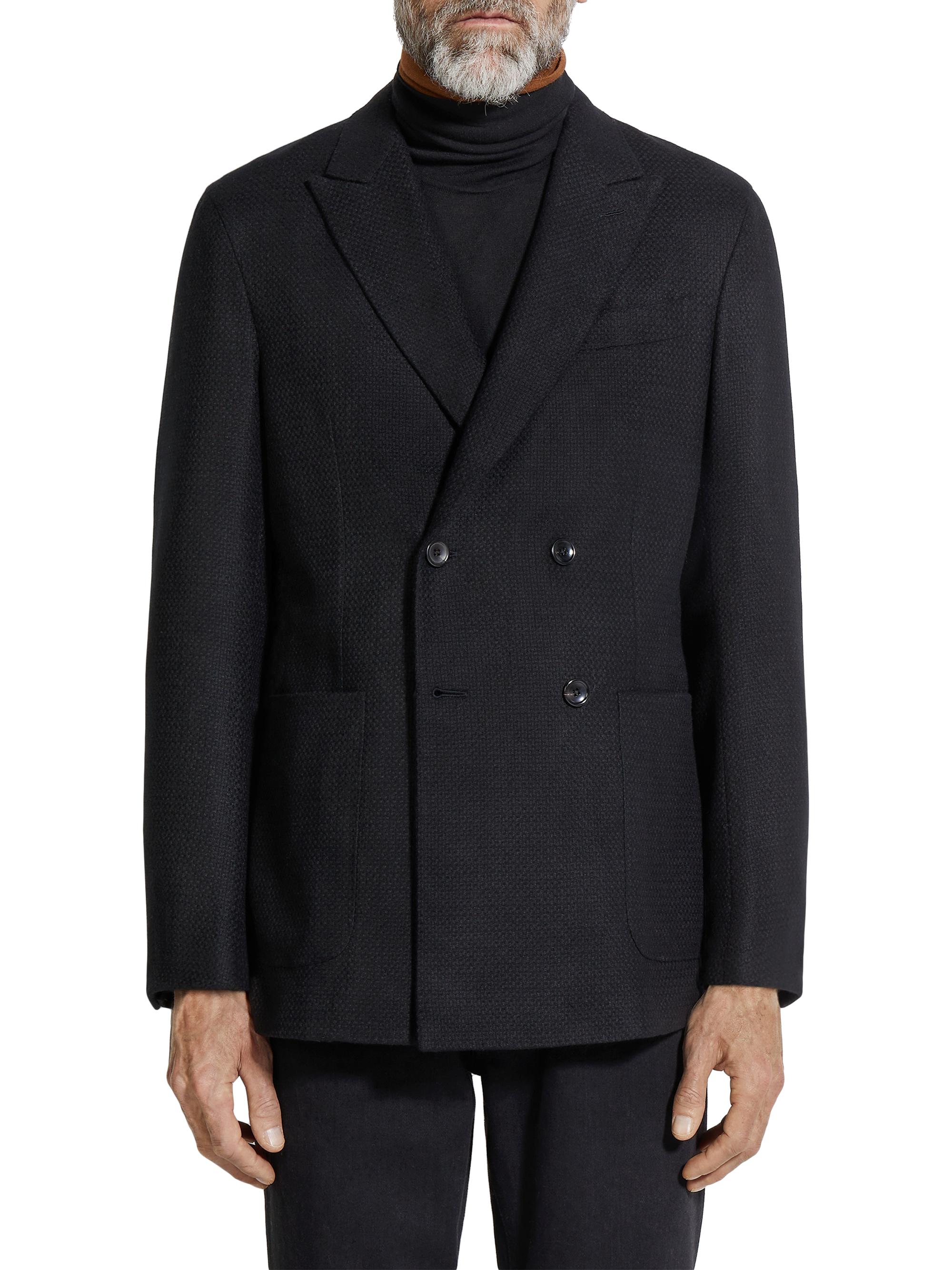 ZEGNA Men's Cashco Jacket - Black