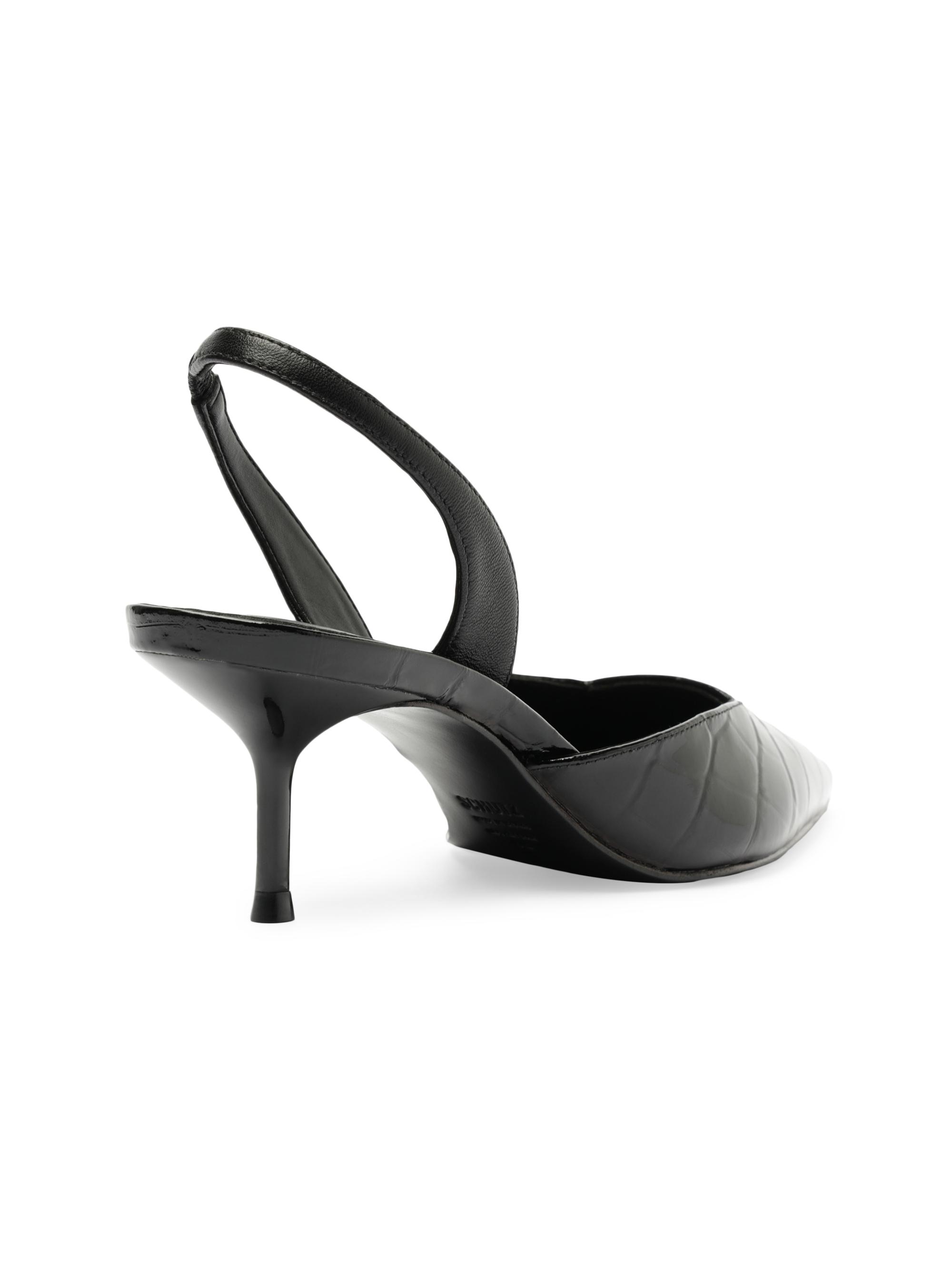 Schutz Paola 65MM Leather Mid-Heel Pumps | Saks Fifth Avenue