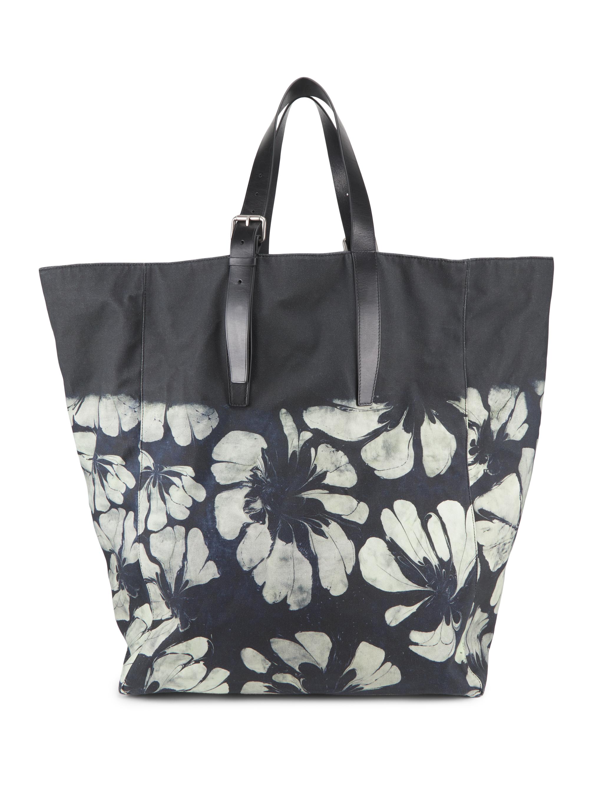 バッグ DRIES VAN NOTEN Large canvas tote Dries Van Noten XL Floral Canvas Tote Bag | Saks Fifth Avenue