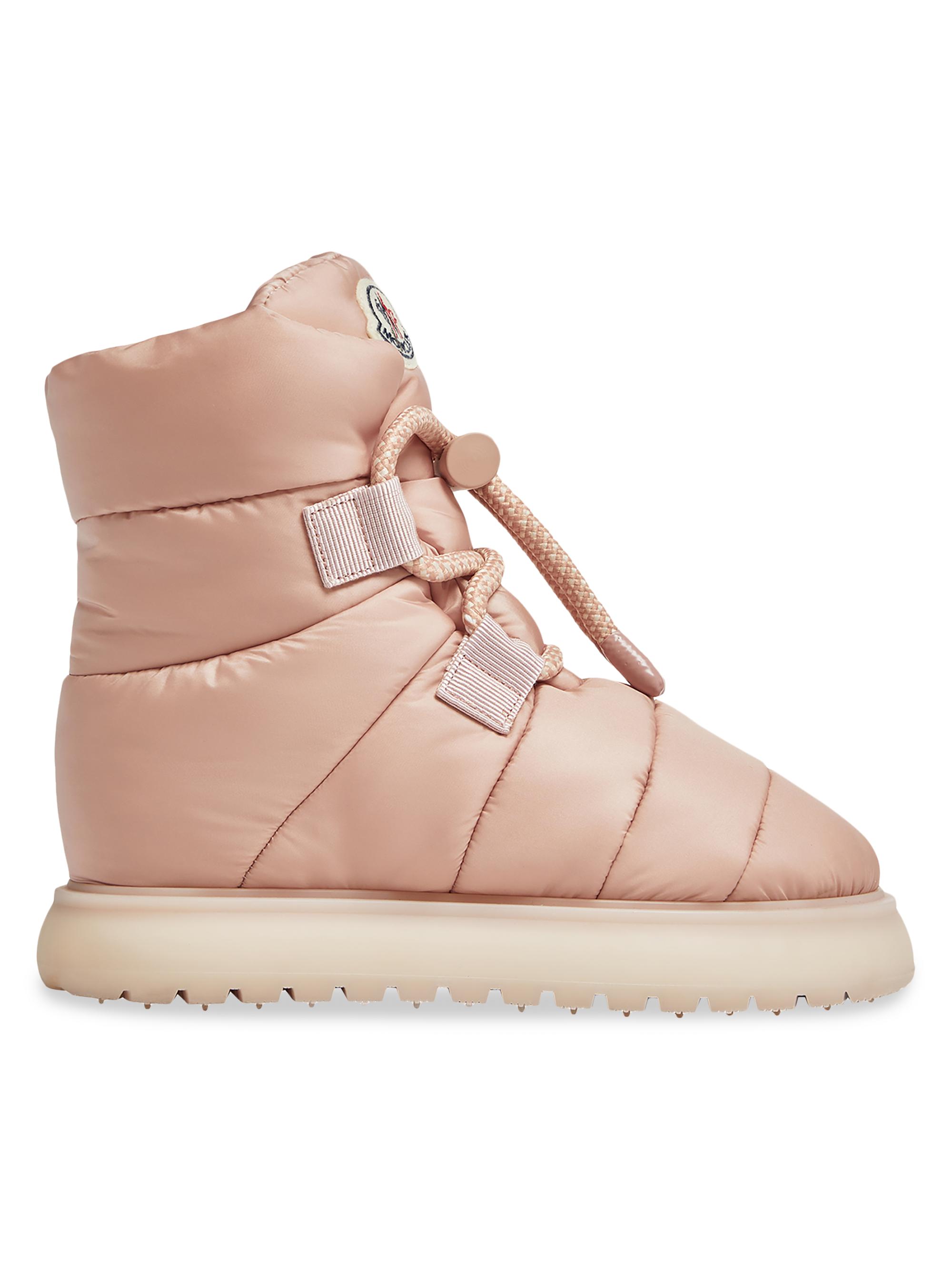 Moncler Women's Gaia Pull Snow Boots - Pink