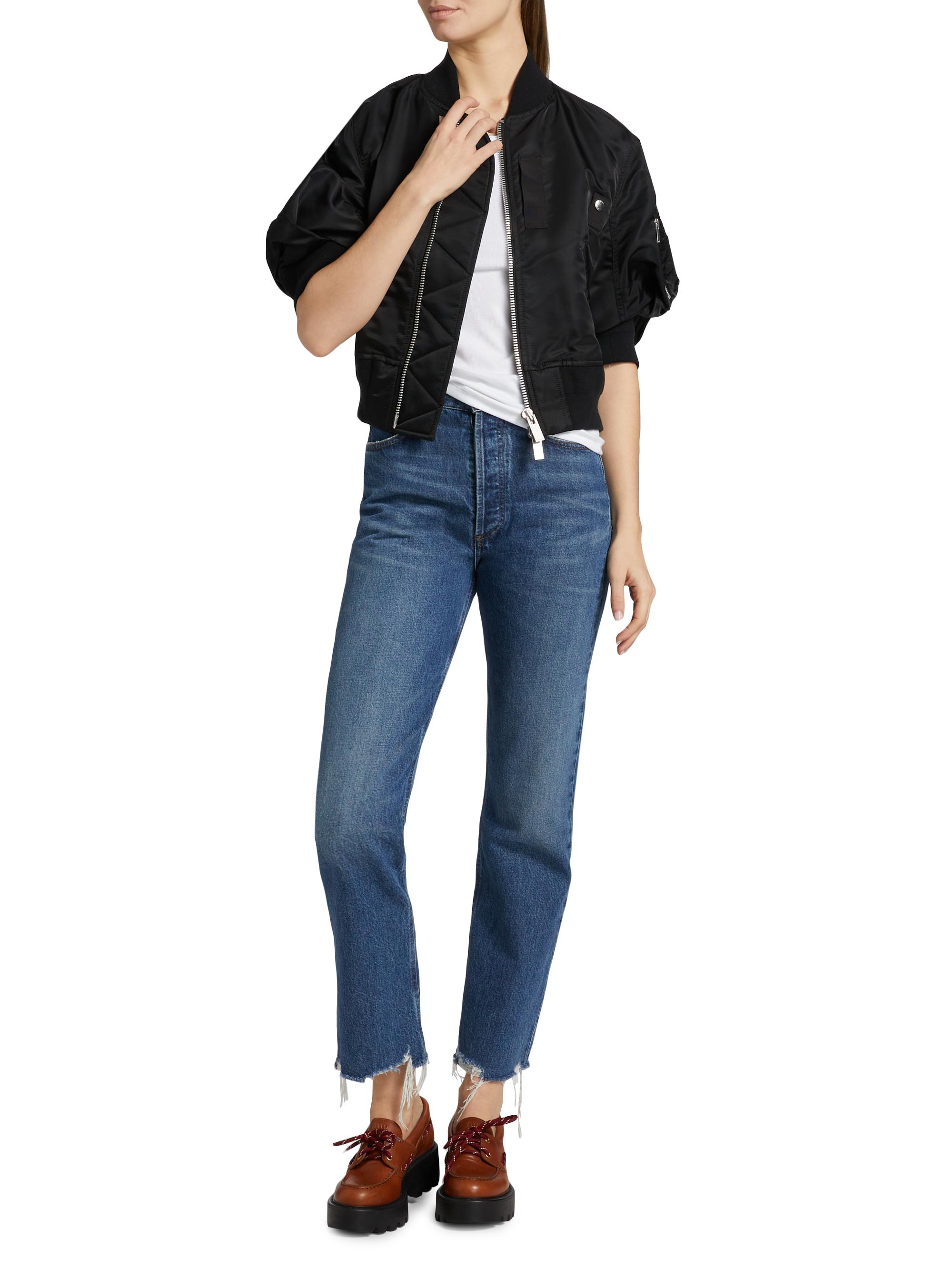 Sacai Twill Blouson Zip Jacket | Saks Fifth Avenue