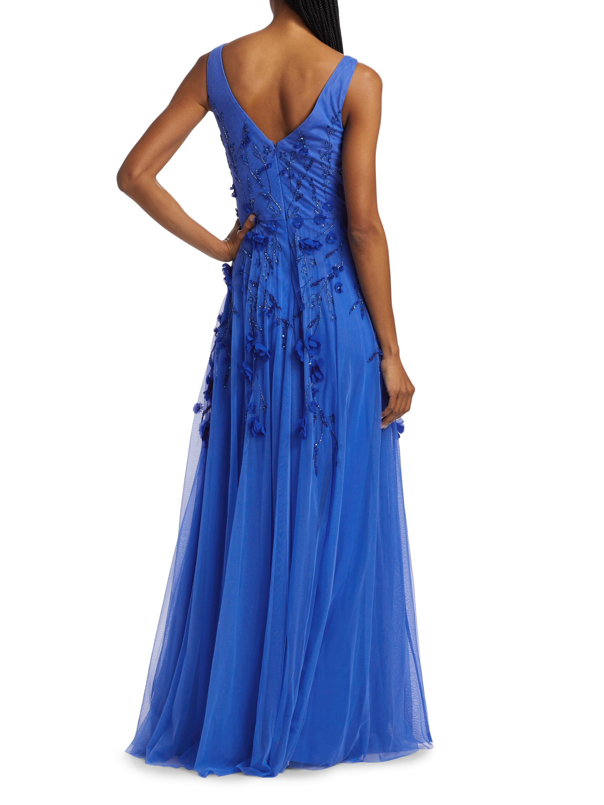 Jane Floral Beaded Gown