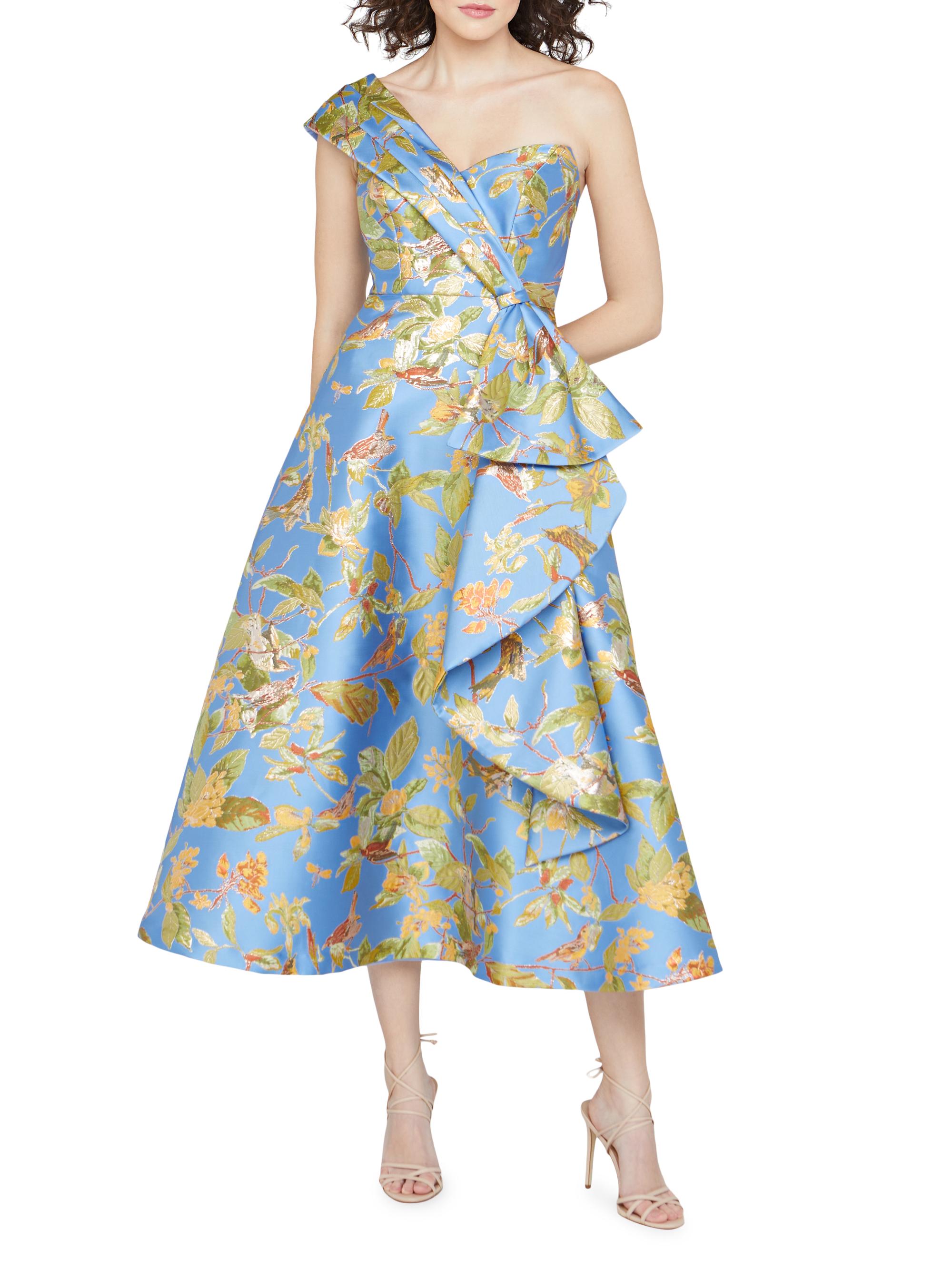 strapless open back dress Daliah One Shoulder Maxi Dress