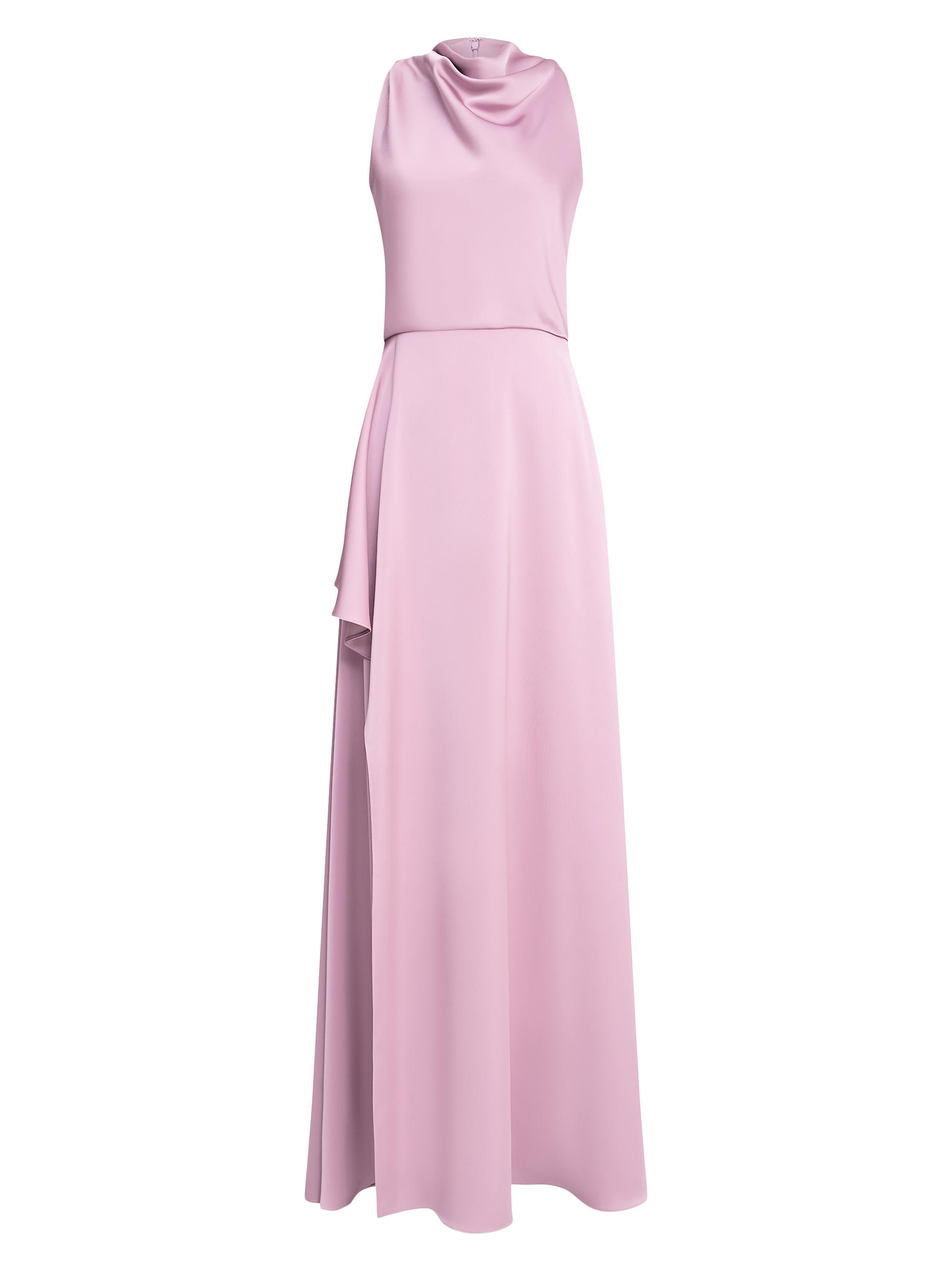 Theia Women's Amara Cowlneck Drape Gown - Lilac Whisper