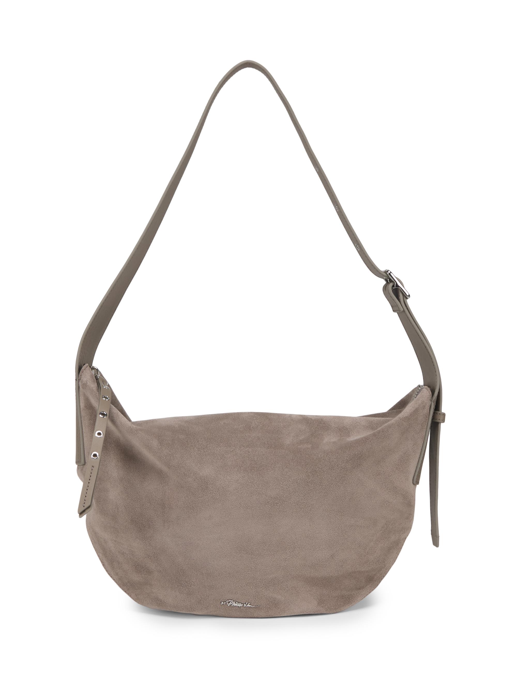 3.1 Phillip Lim Women's The Go Hammock Suede Bag - Elefant Grey