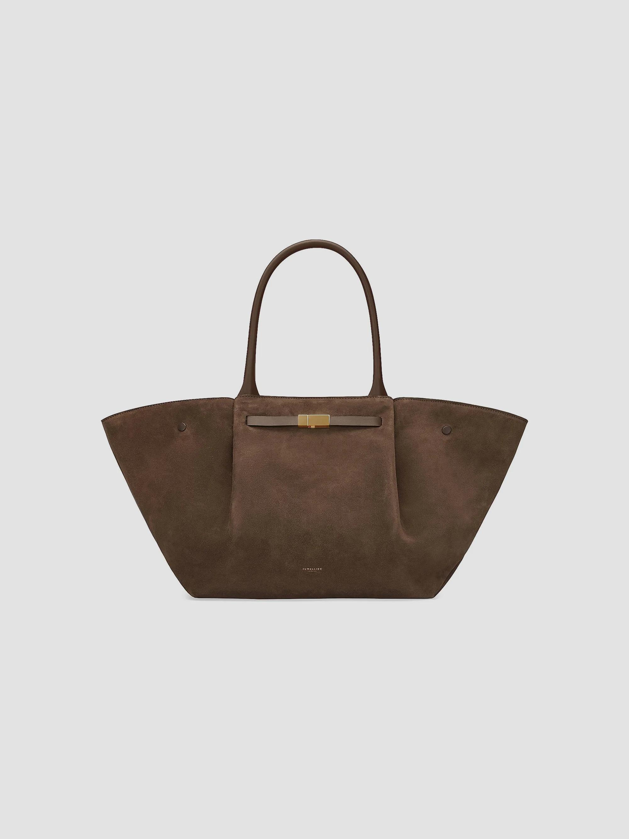 DeMellier Midi New York Suede Tote Bag | Saks Fifth Avenue