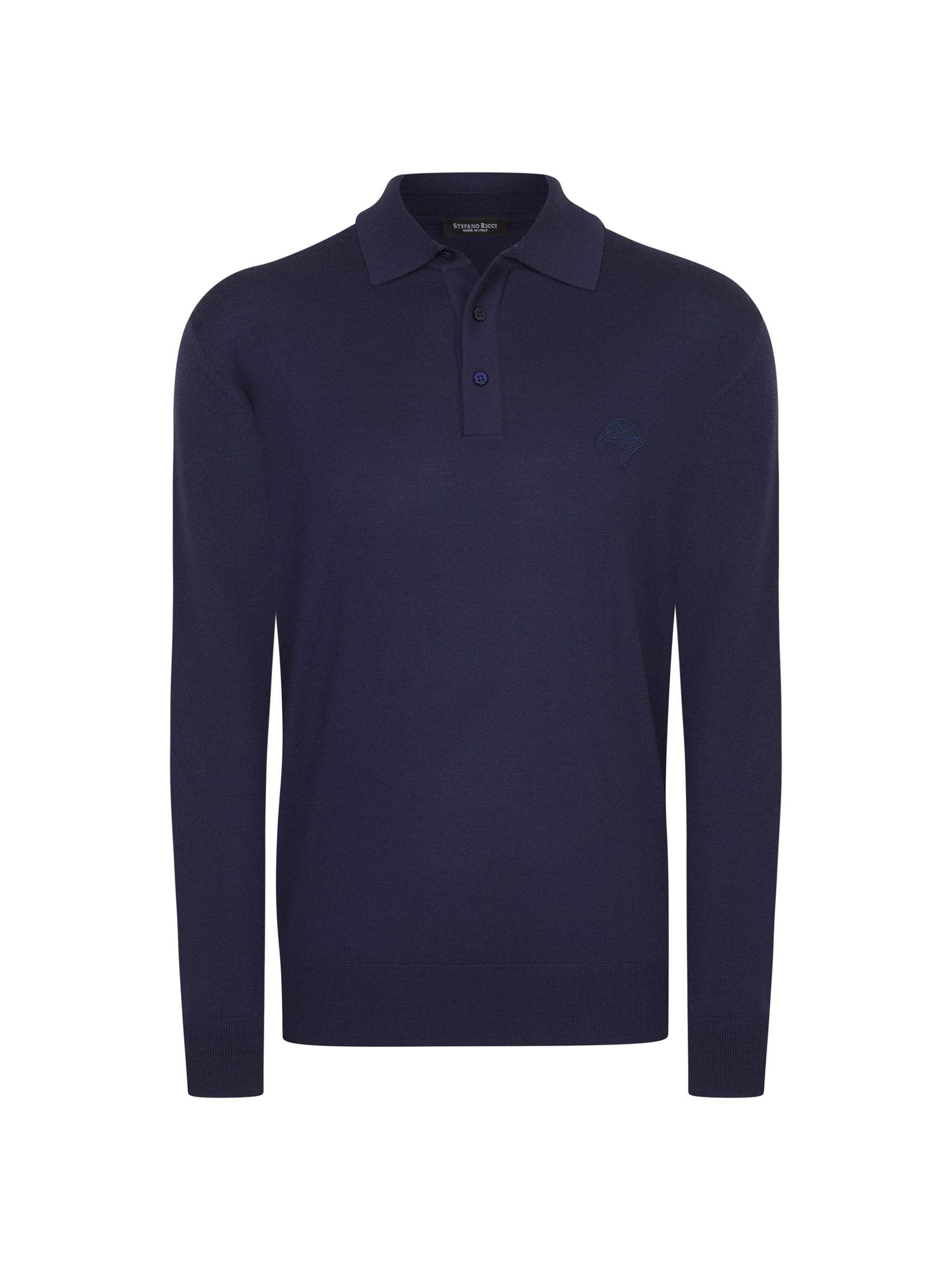 Stefano Ricci Men's Polo Sweater - Navy
