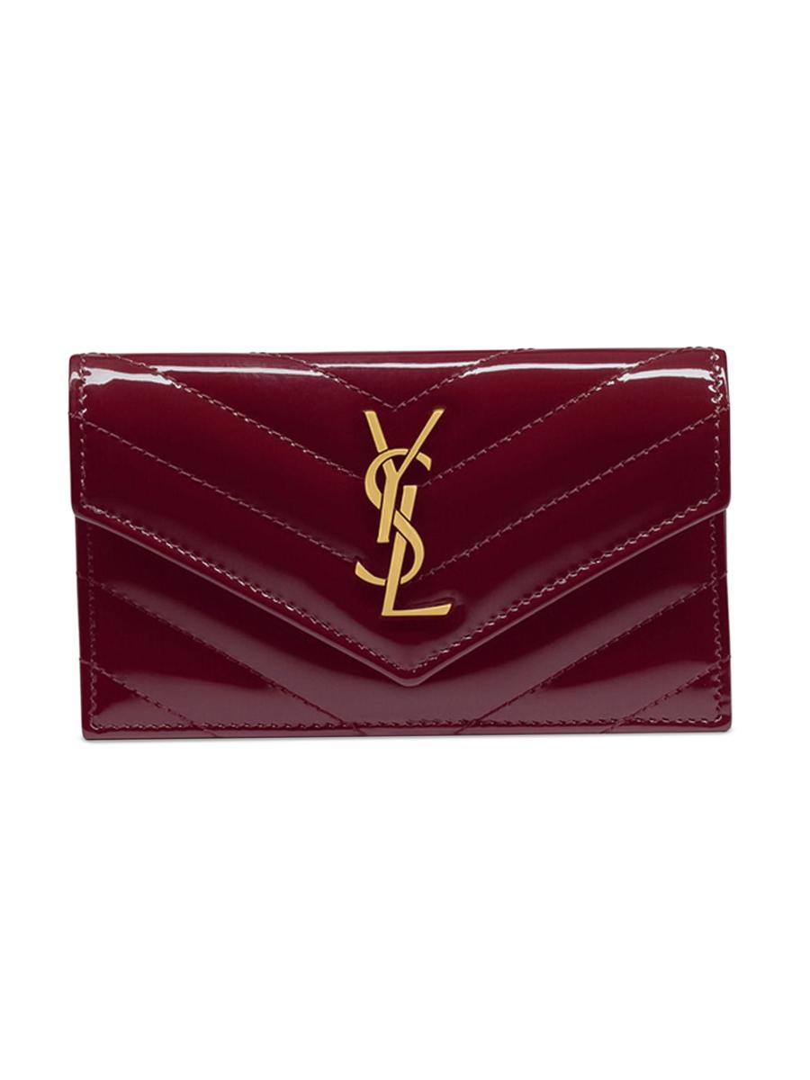 【関税＆送料込み】Saint Laurent Cassandre Fragments Cardho Saint Laurent Cassandre Matelassé Fragments Flap Card Case