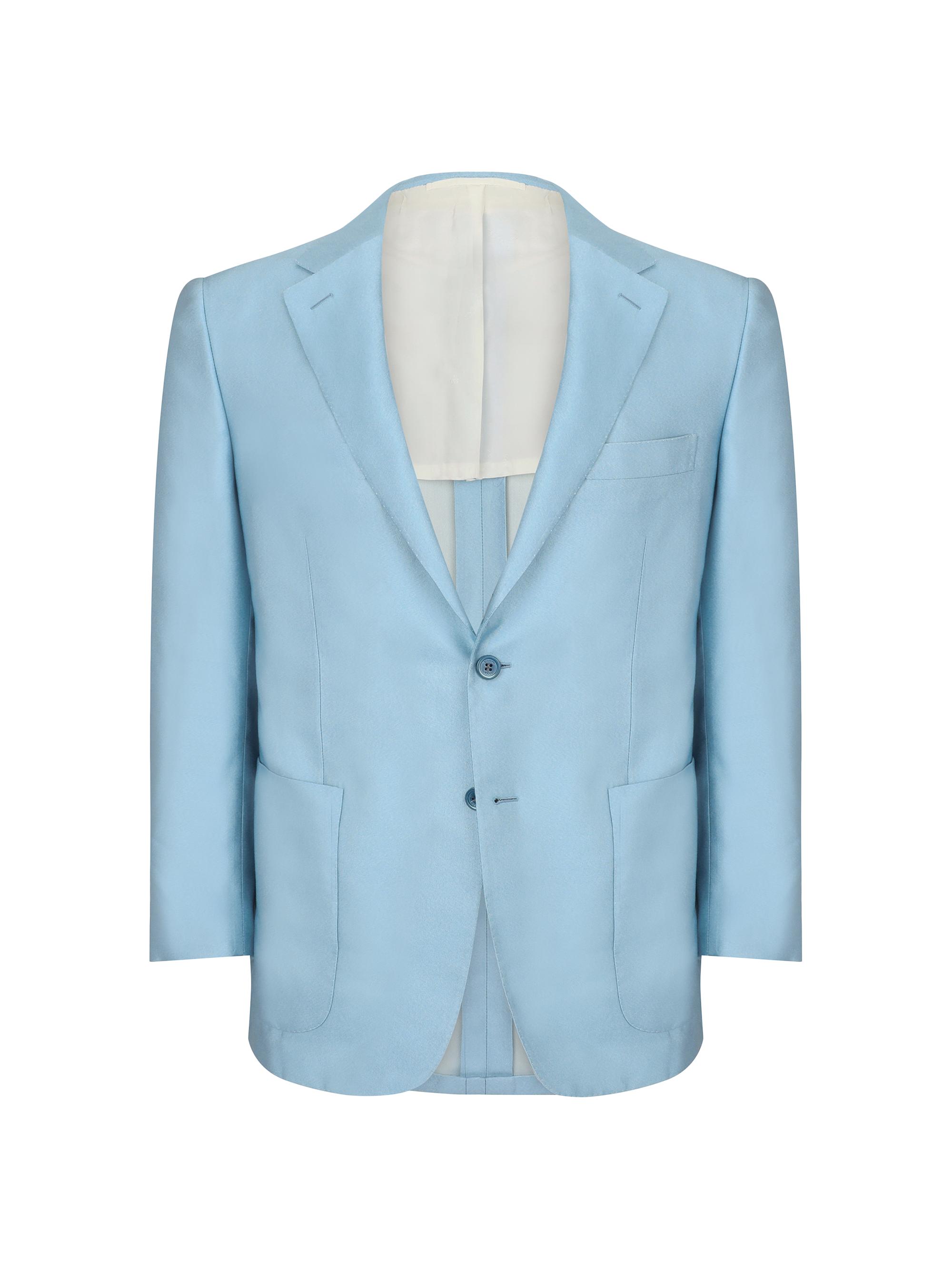 Stefano Ricci Men's 2 Buttons Jacket - Light Blue