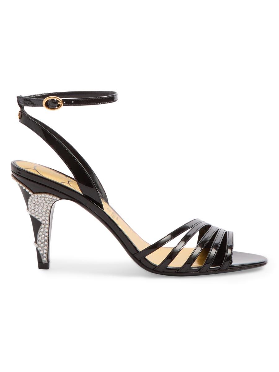 Valentino Garavani Ladycrush 85MM Patent Leather Sandals