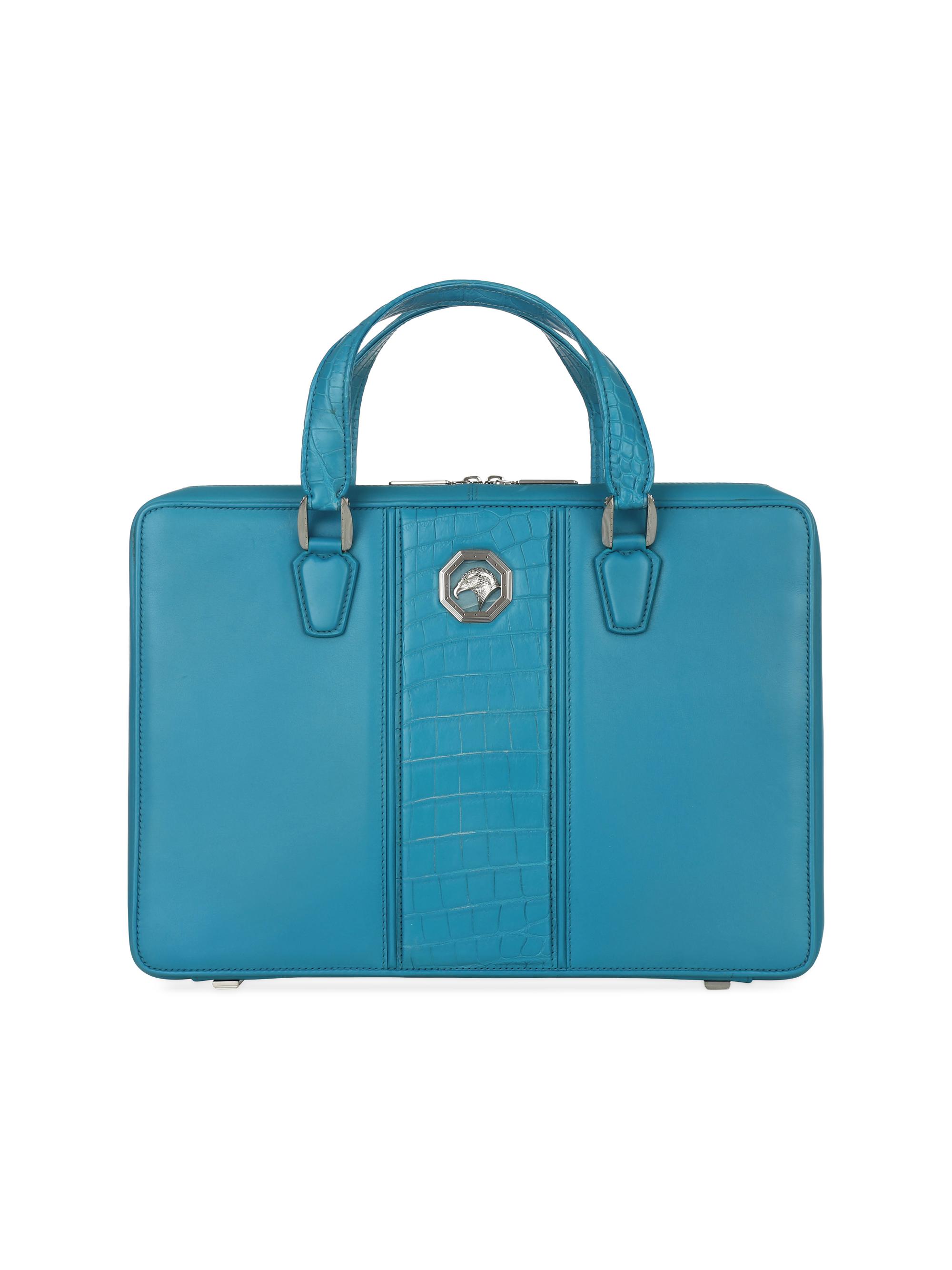 Stefano Ricci Men's PC Holder - Turqoise