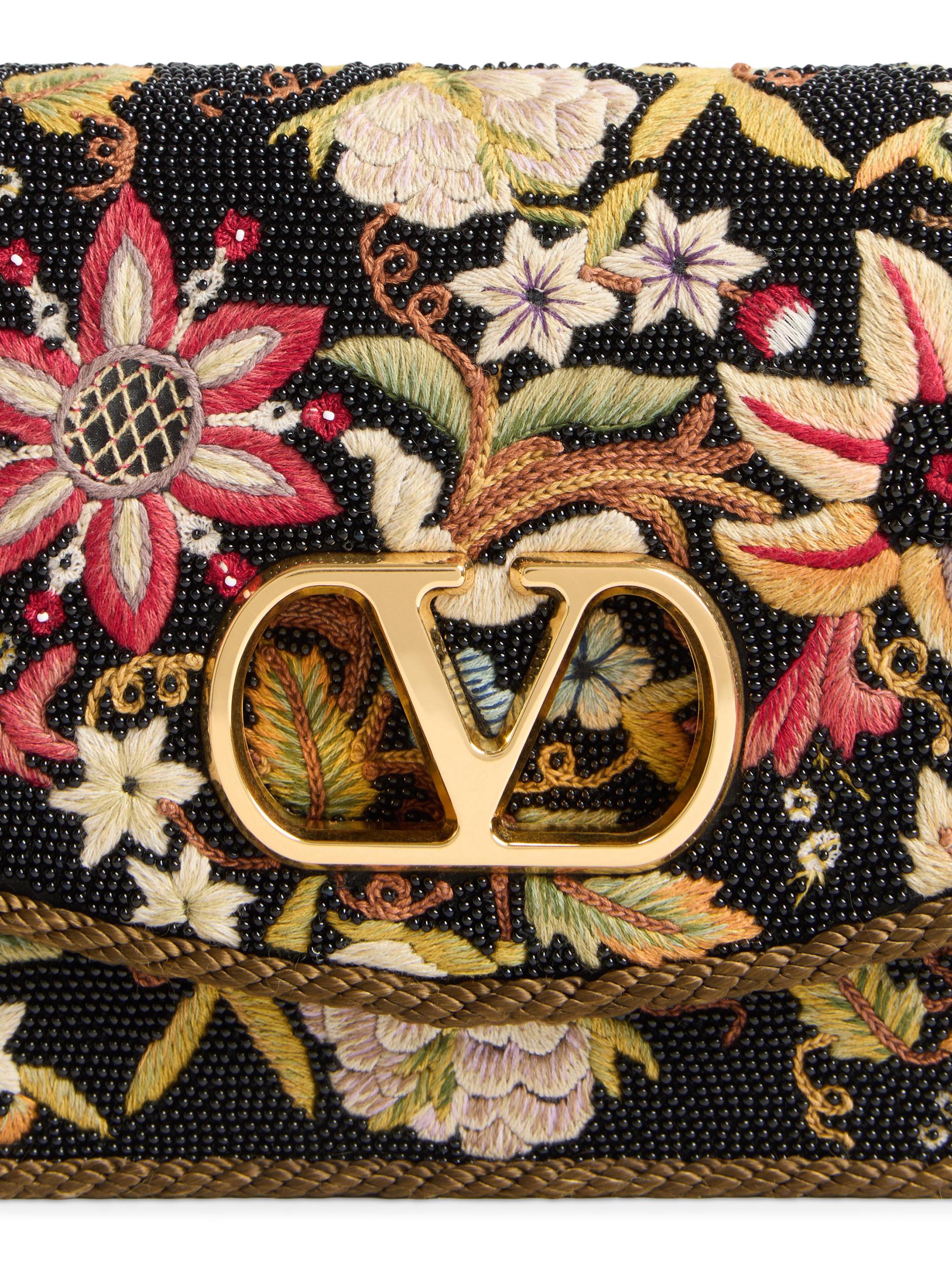 Valentino Garavani Vain Embroidered Shoulder Bag | Saks Fifth Avenue