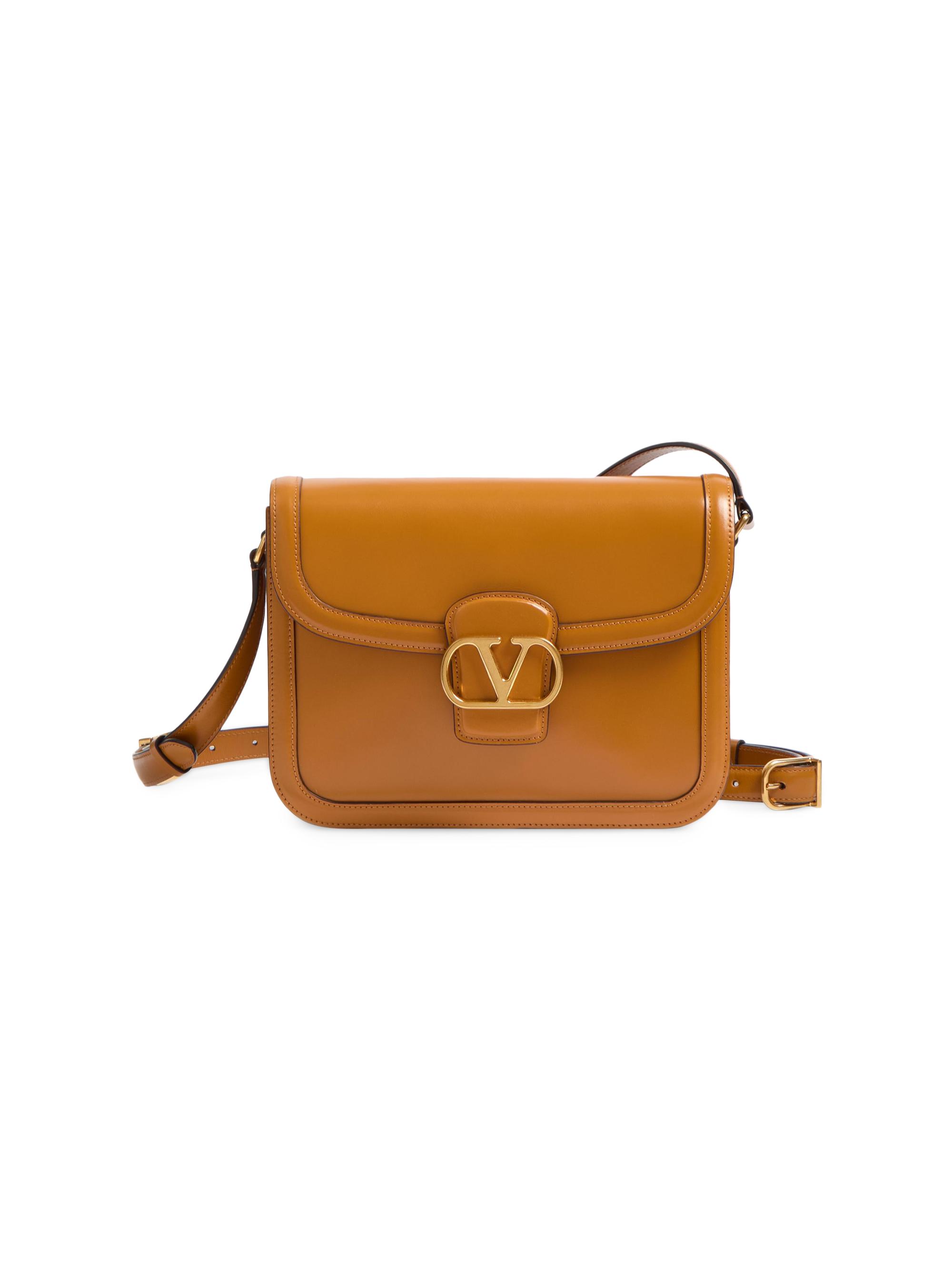 Valentino Garavani Women's 9 To 5 Smooth Calfskin Shoulder Bag - Brown
