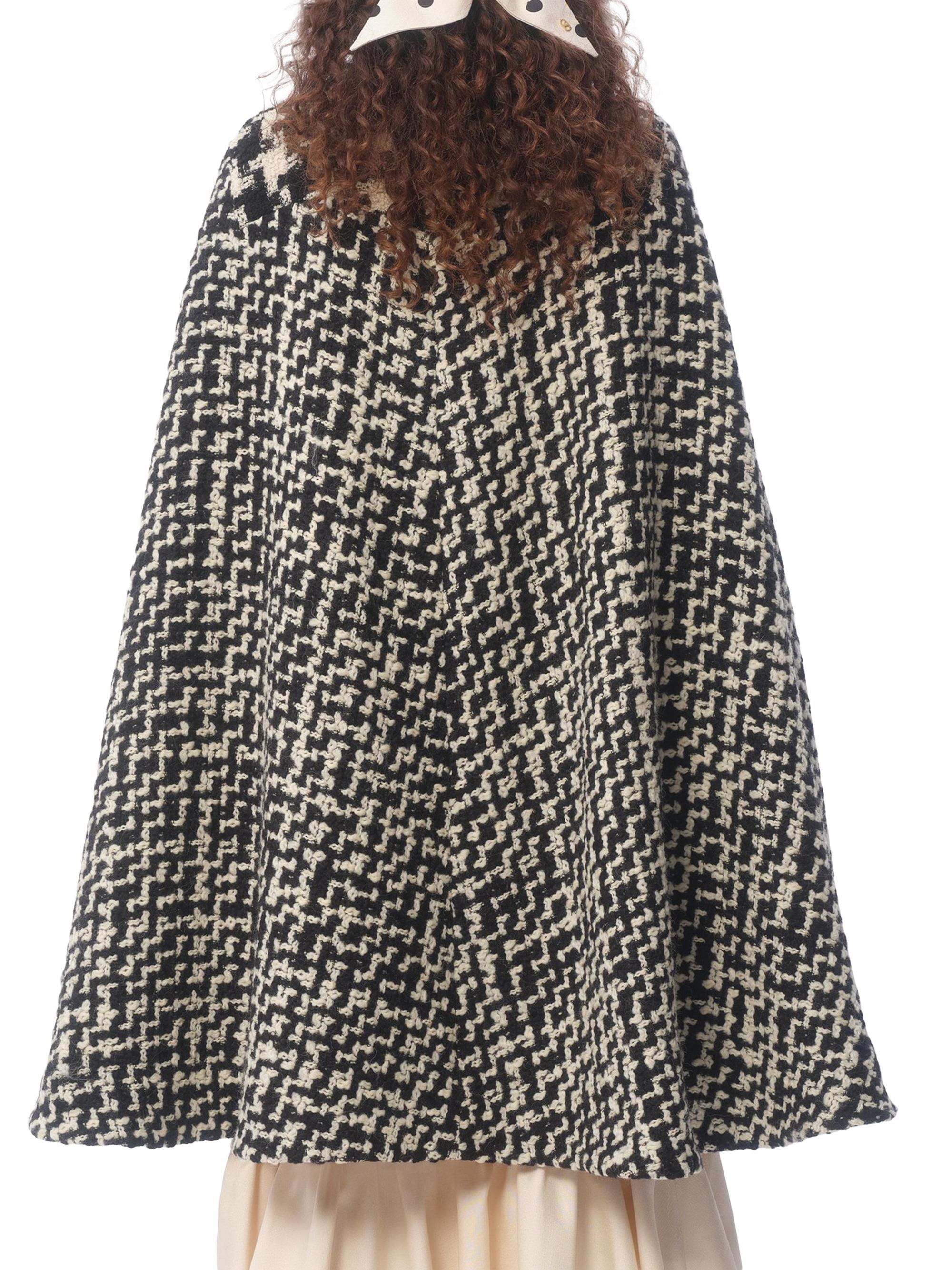 Valentino Garavani Geometric Tweed Cape | Saks Fifth Avenue
