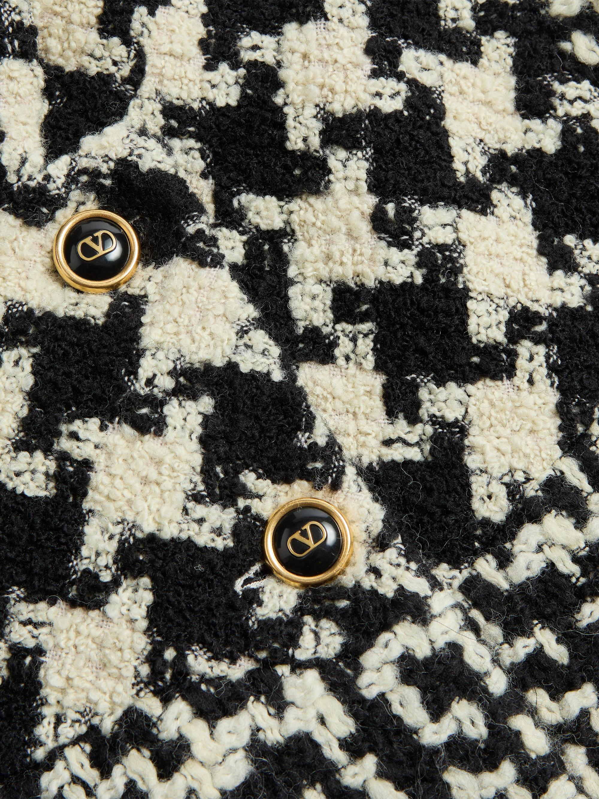 Valentino Garavani Geometric Tweed Cape | Saks Fifth Avenue