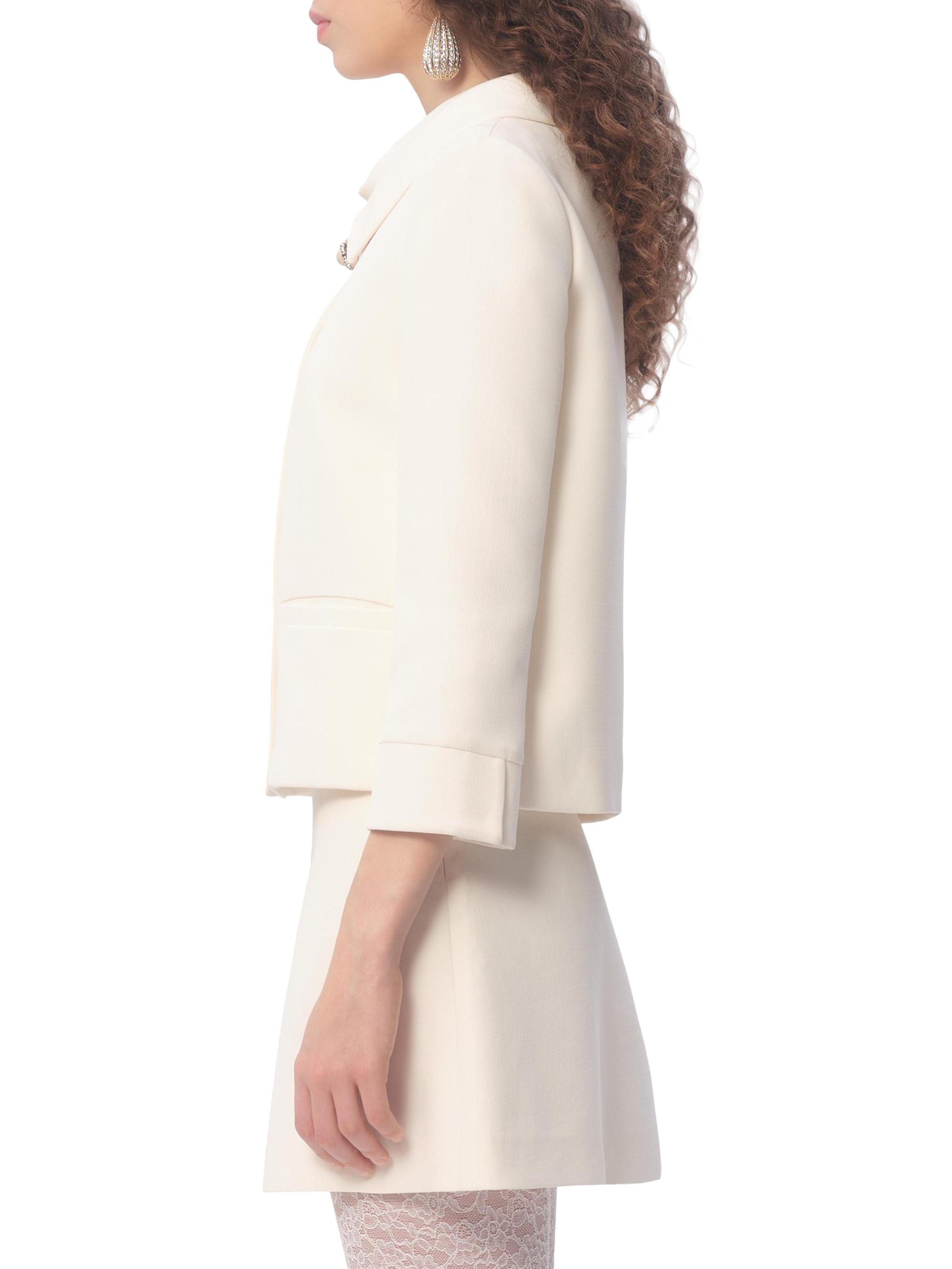 VALENTINO ジャケット 白 VALENTINO 白 ジャケット フリル VALENTINO