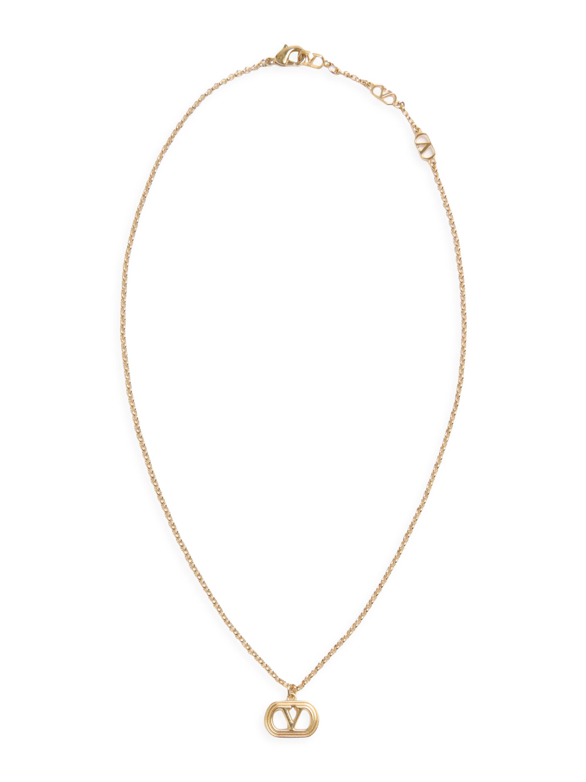 Valentino Garavani Women's Oval Metal Necklace - Gold