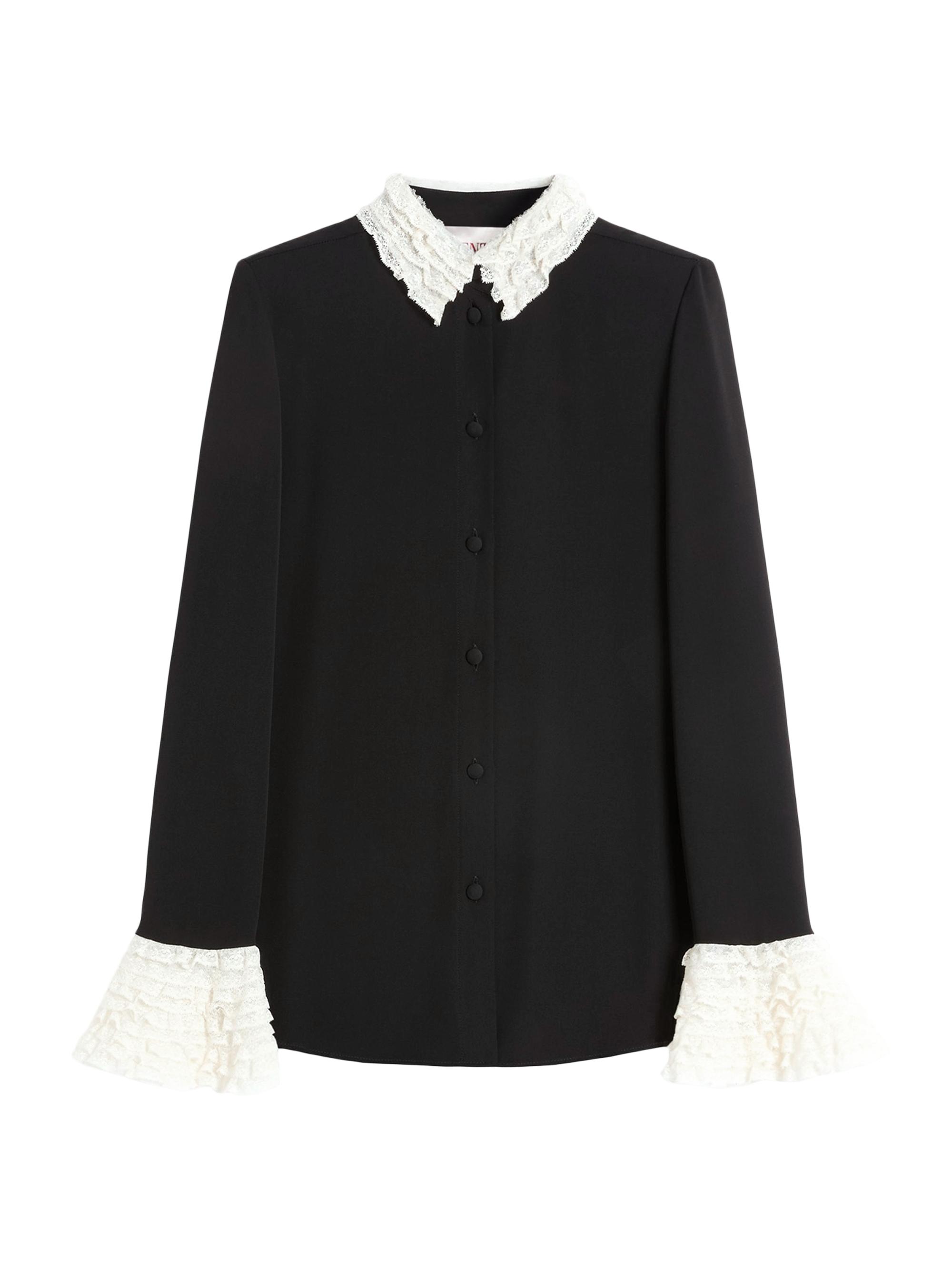 Valentino Garavani Women's Georgette Blouse - Black
