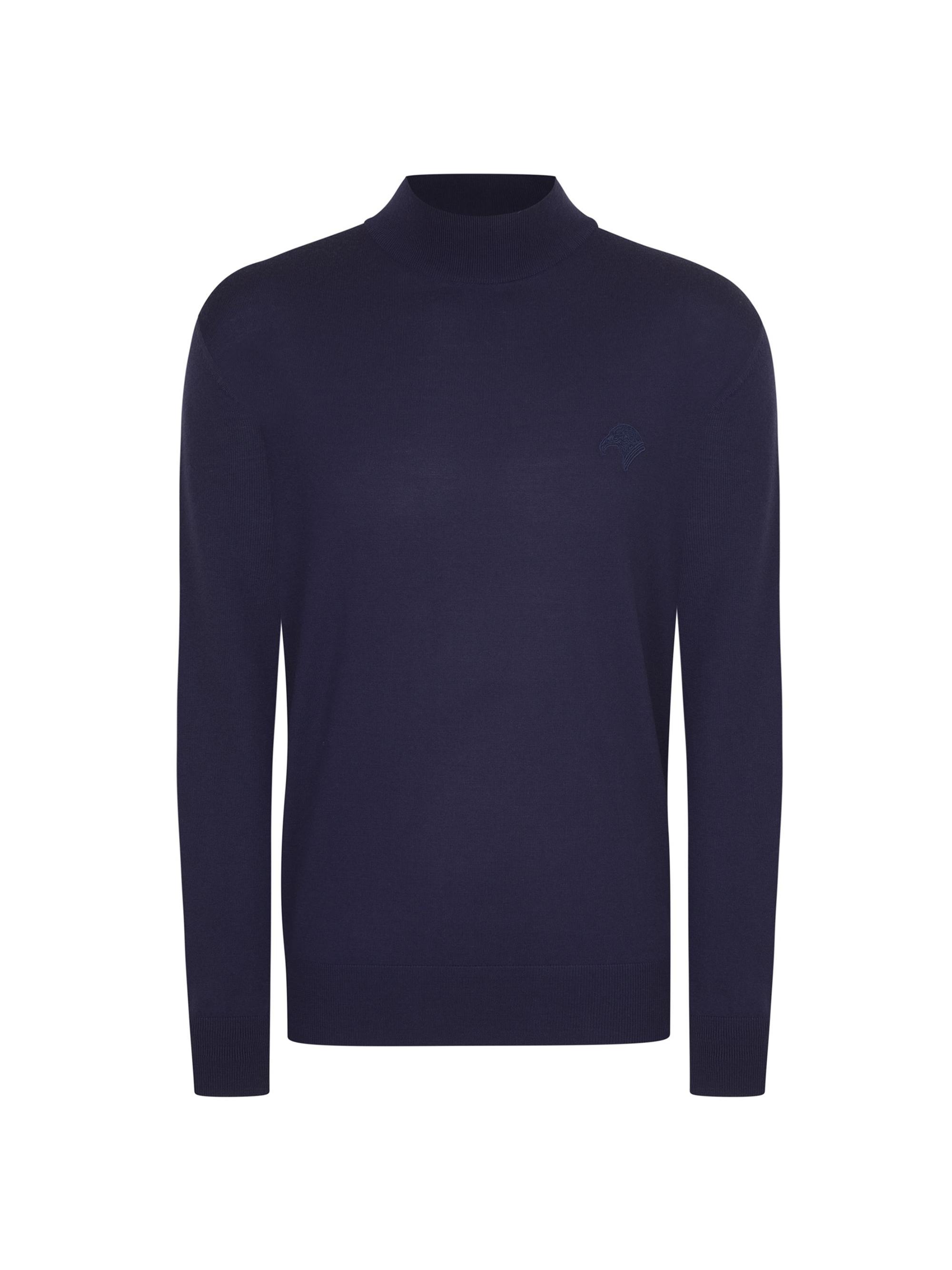 Stefano Ricci Men's Mockneck Sweater - Navy