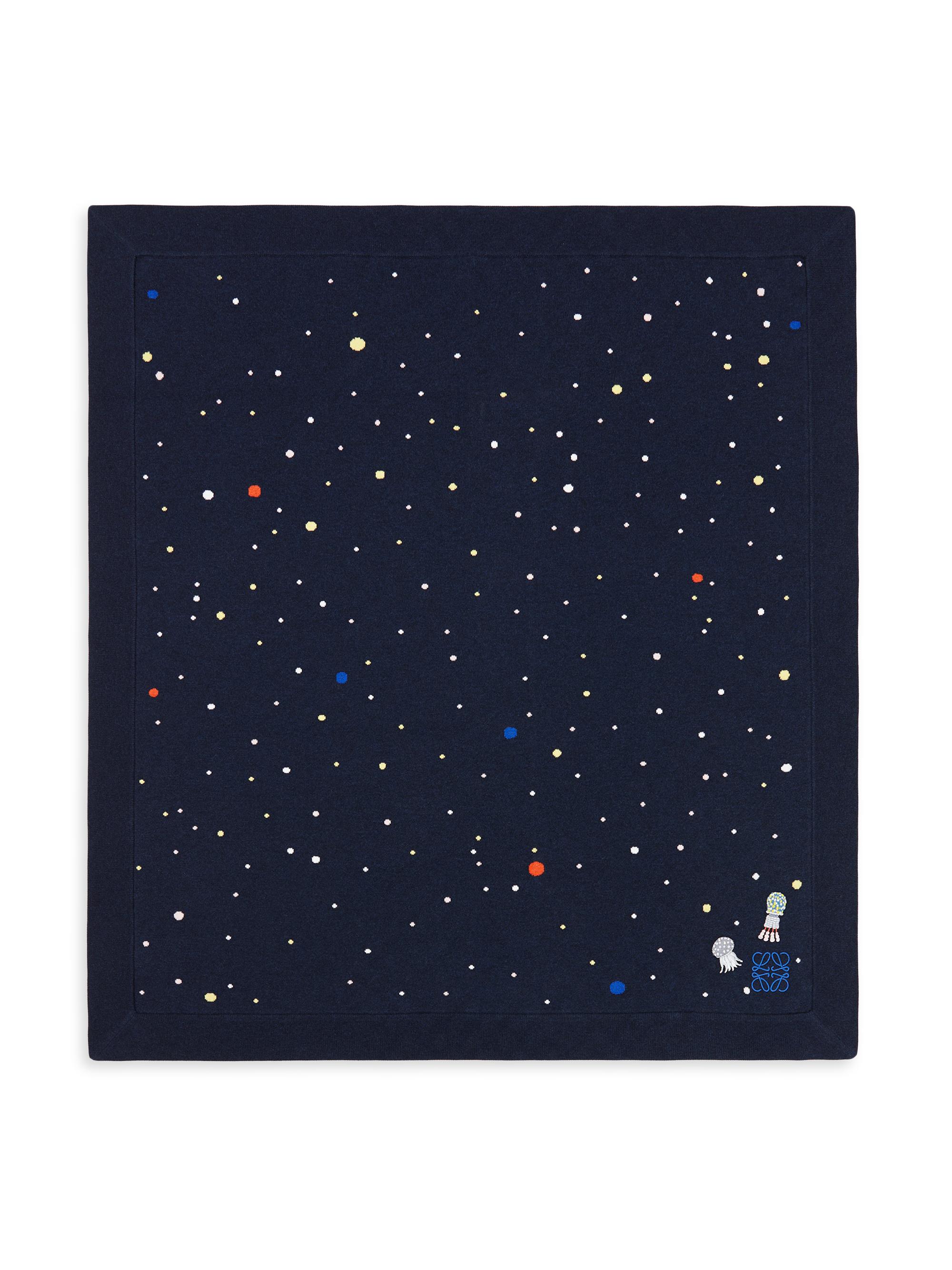 LOEWE Deep Sea Cashmere Baby Blanket - Navy