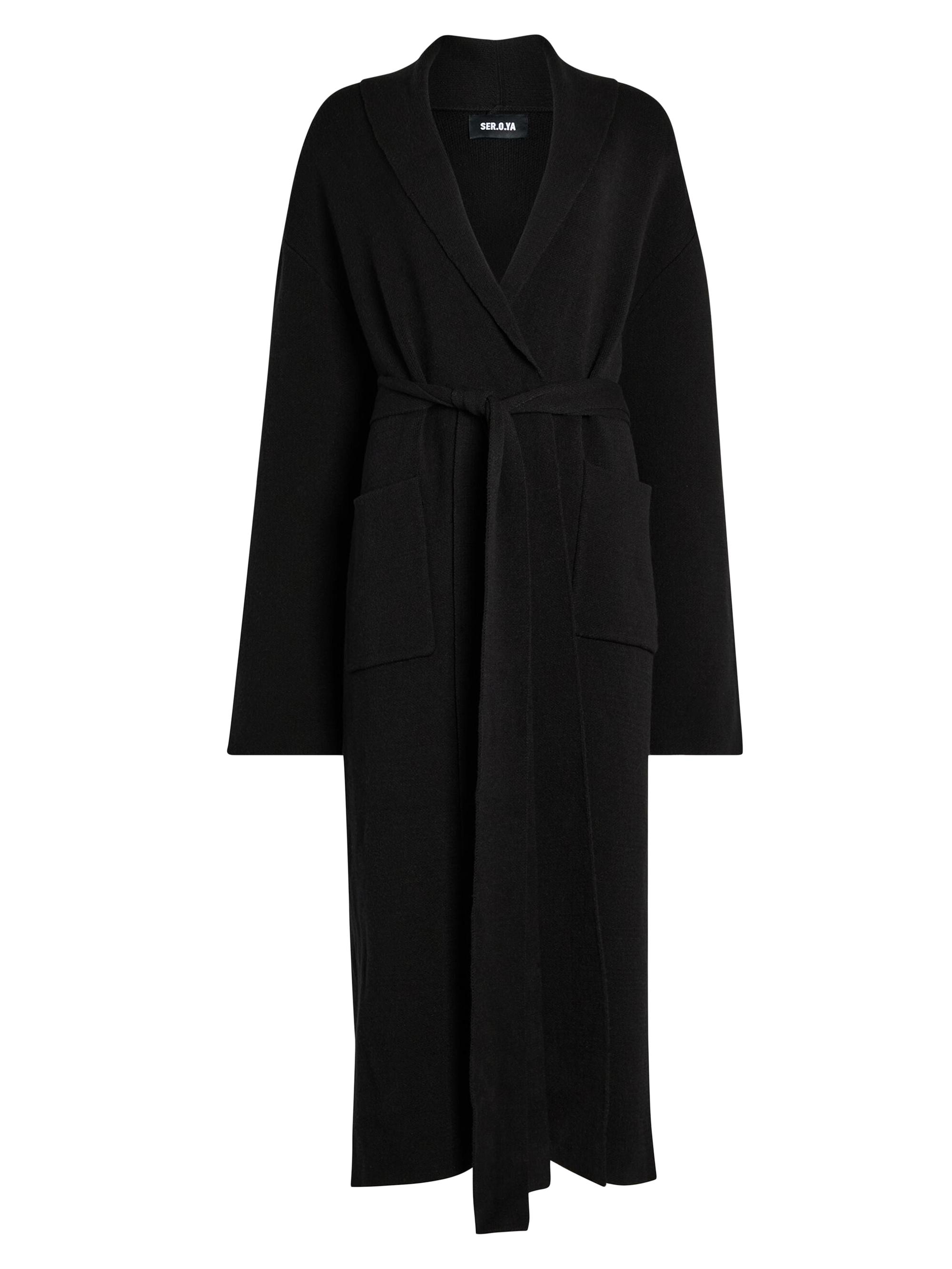 Ser.o.ya Women's Crosby Sweater Duster - Black