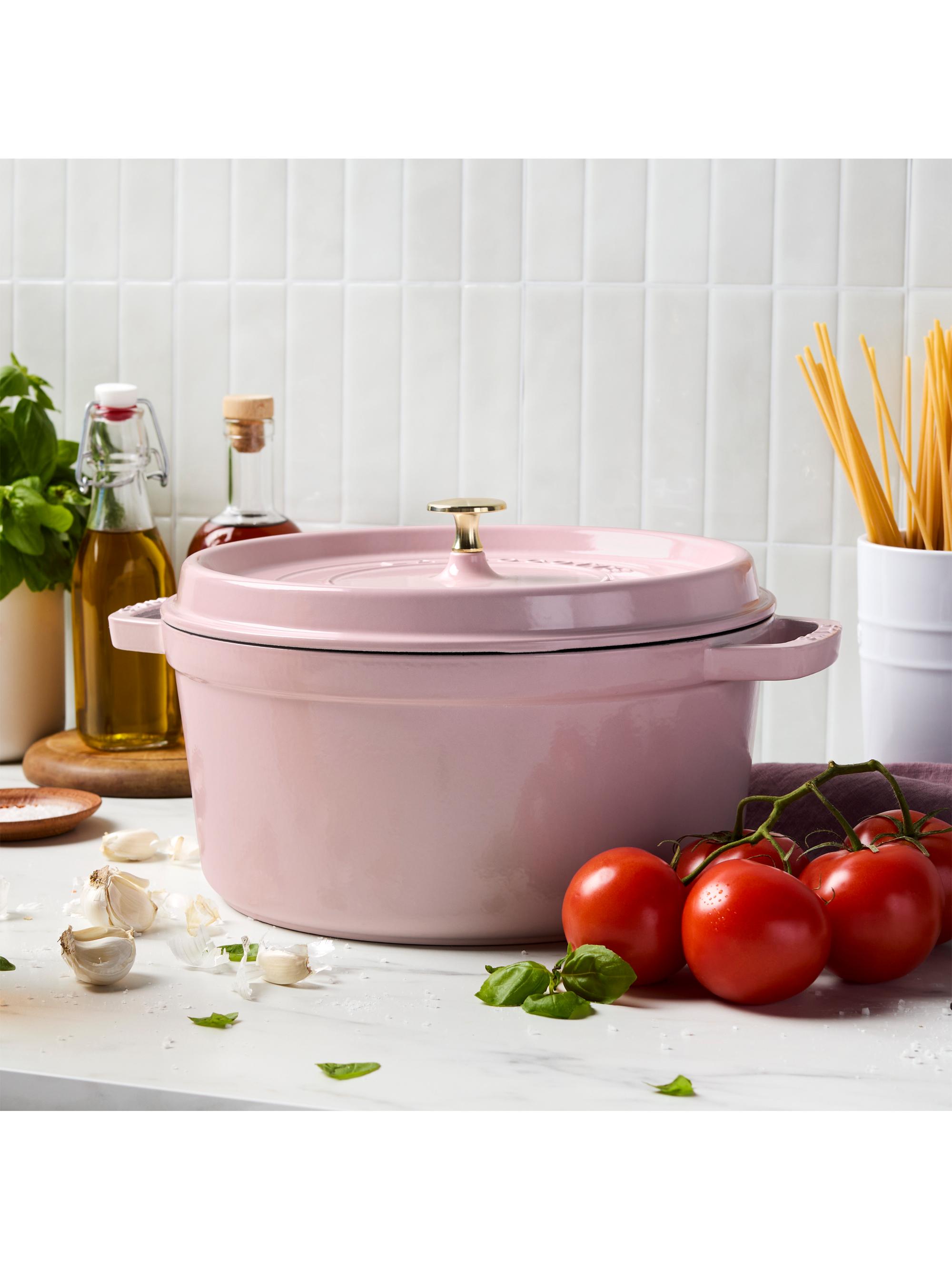 Staub Cast Iron 7-Quart Round Cocotte | Saks Fifth Avenue