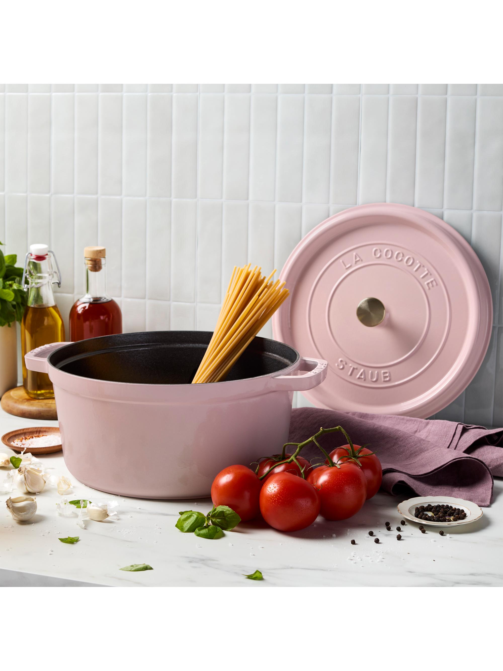 Staub Cast Iron 7-Quart Round Cocotte | Saks Fifth Avenue