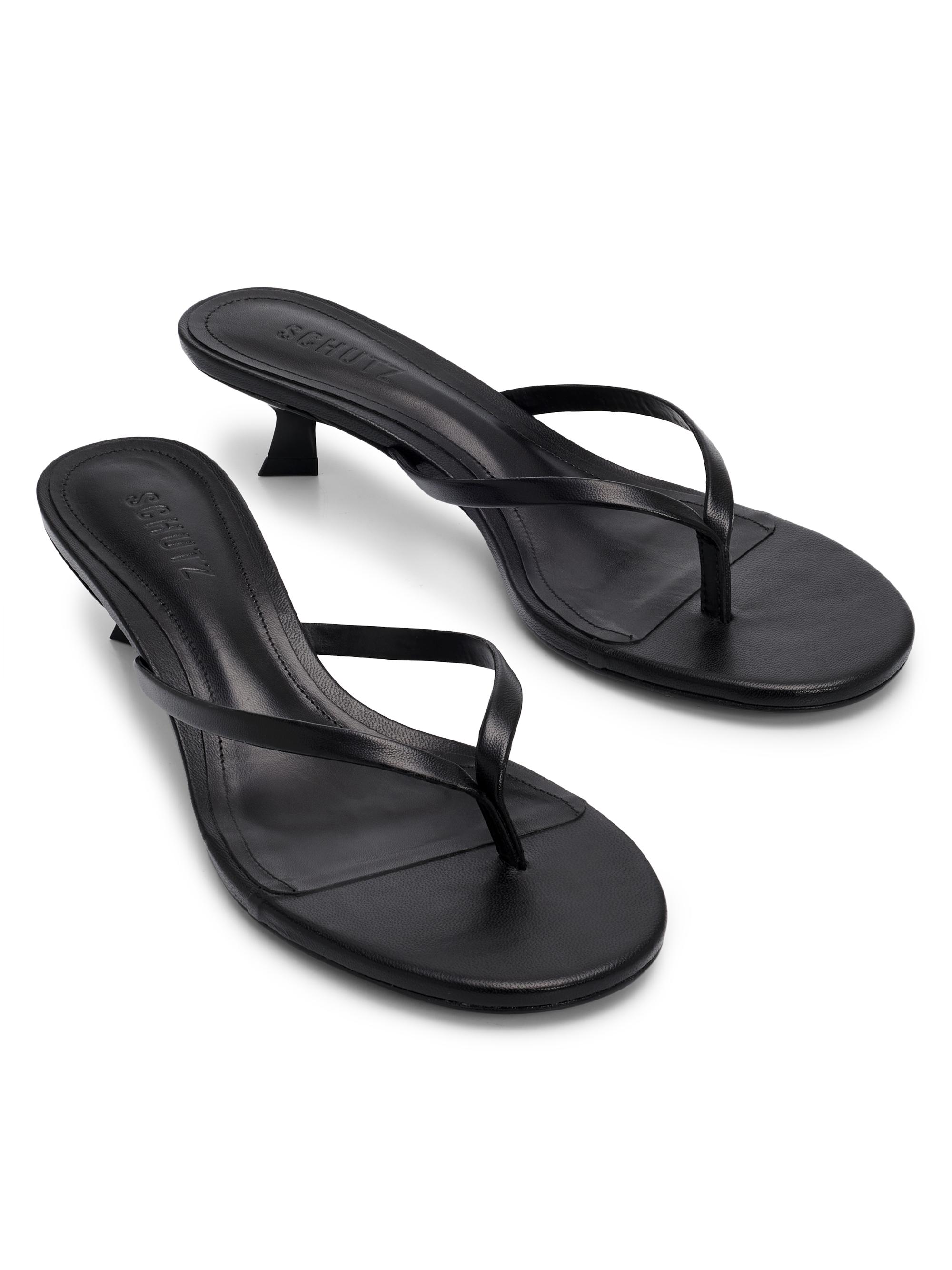 Schutz Carolyn 50MM Slip-On Sandals | Saks Fifth Avenue