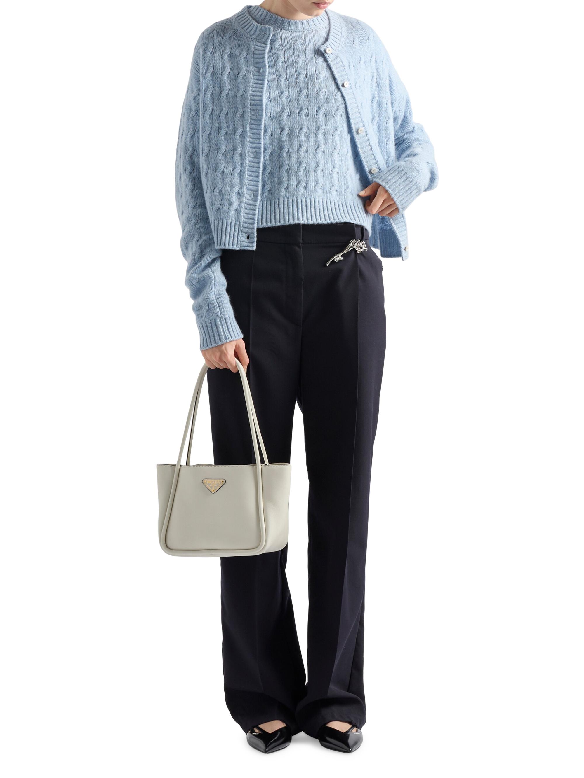 Prada Cable-Knit Cashmere Sweater | Saks Fifth Avenue