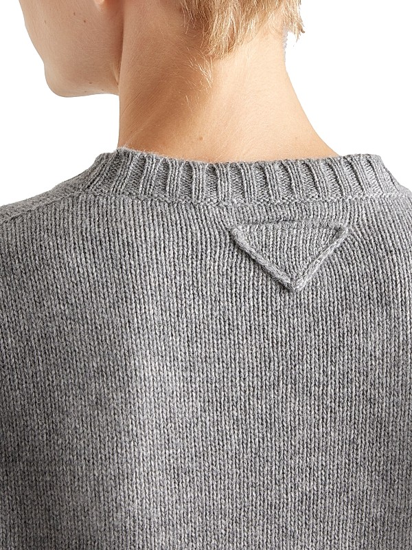 Shop Prada Ribbed Knit Re-Cashmere Sweater | Saks Fifth Avenue Shop Prada Ribbed Knit Re-Cashmere Sweater | Saks Fifth Avenue