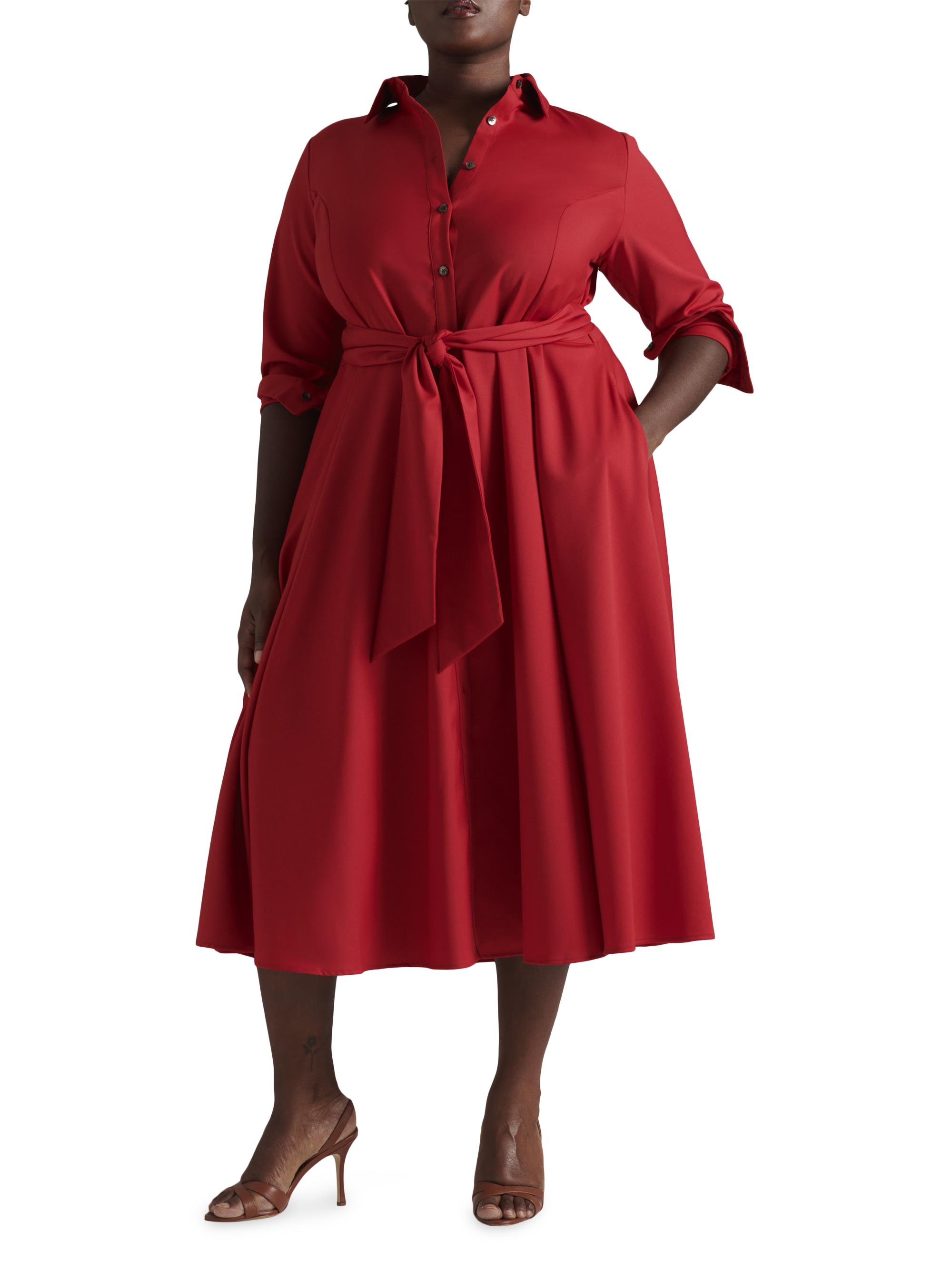 Pari Passu Women's Wool Tace Shirt Dress - Scarlett