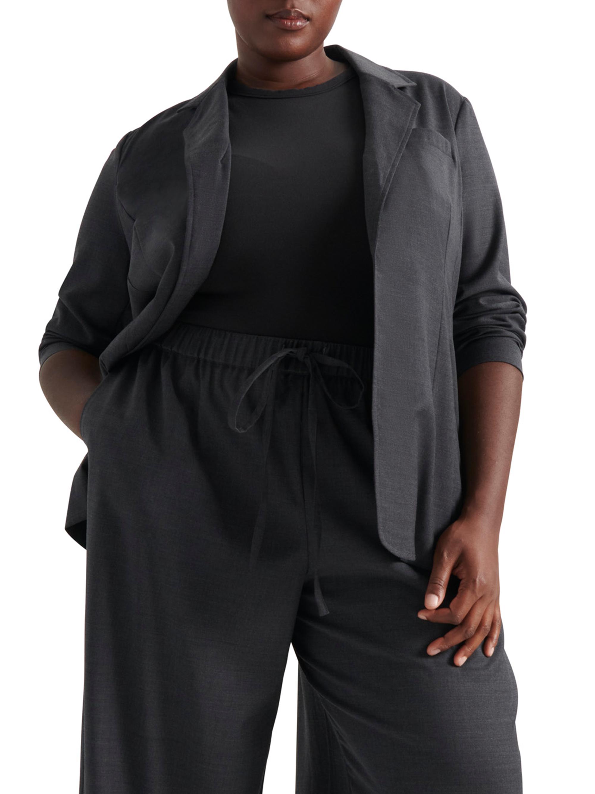 Pari Passu Women's Wool Debi Blazer - Charcoal