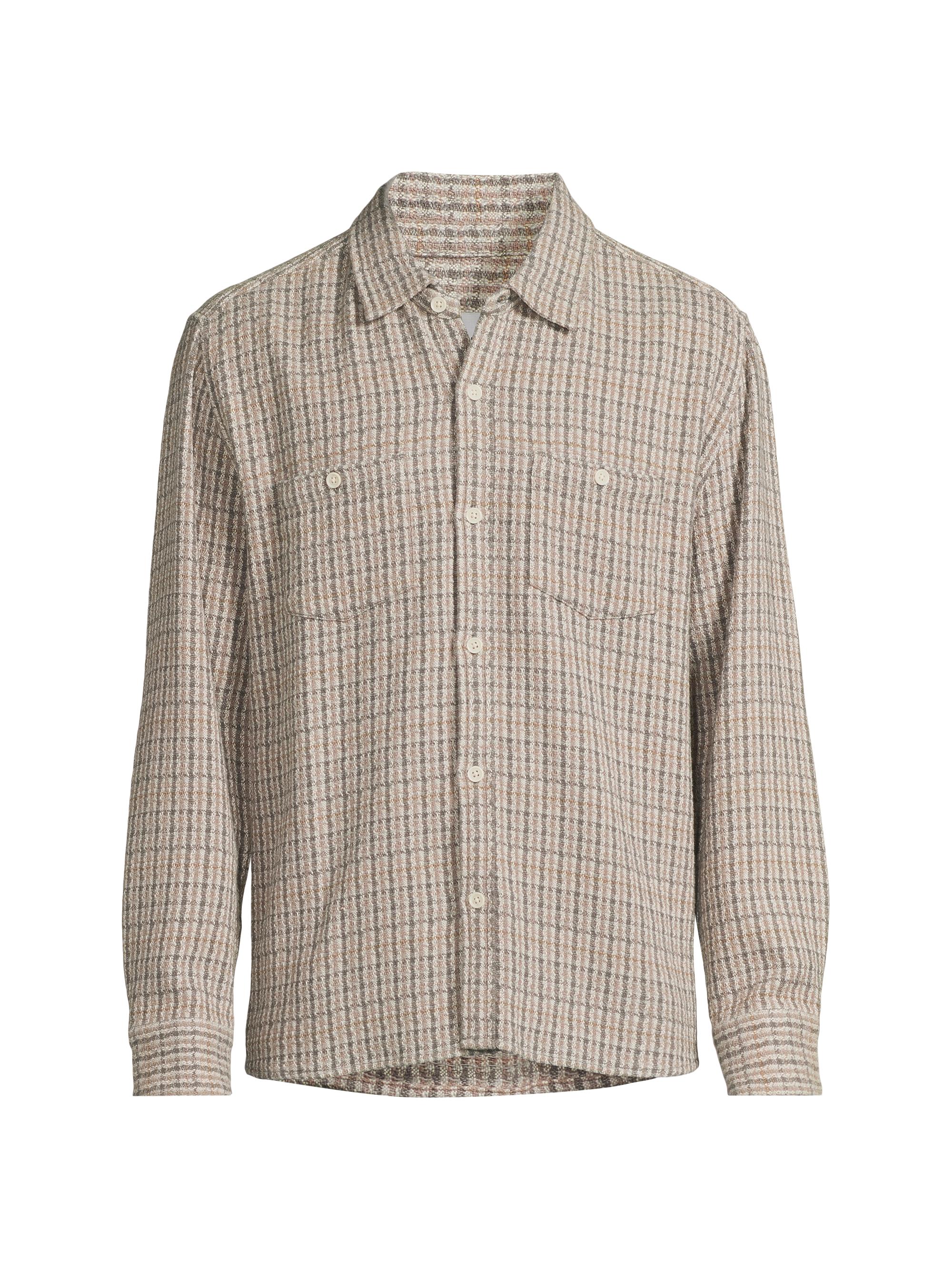 Corridor Men's Dreamweaver Tweed Button-Front Shirt - Nature