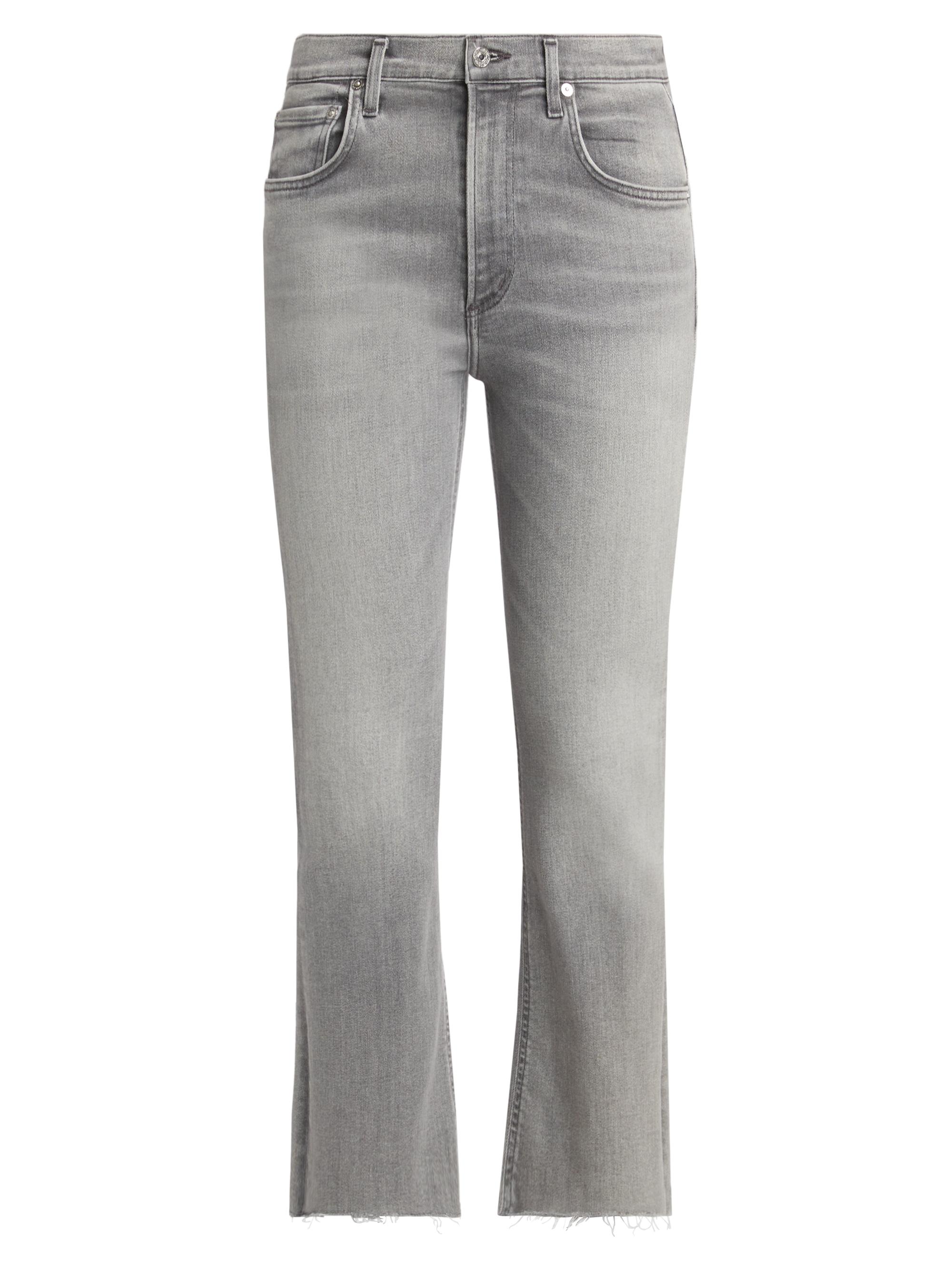 Citizens of Humanity Women's Isola Boot-Cut Crop Jeans - Morel Medium Grey
