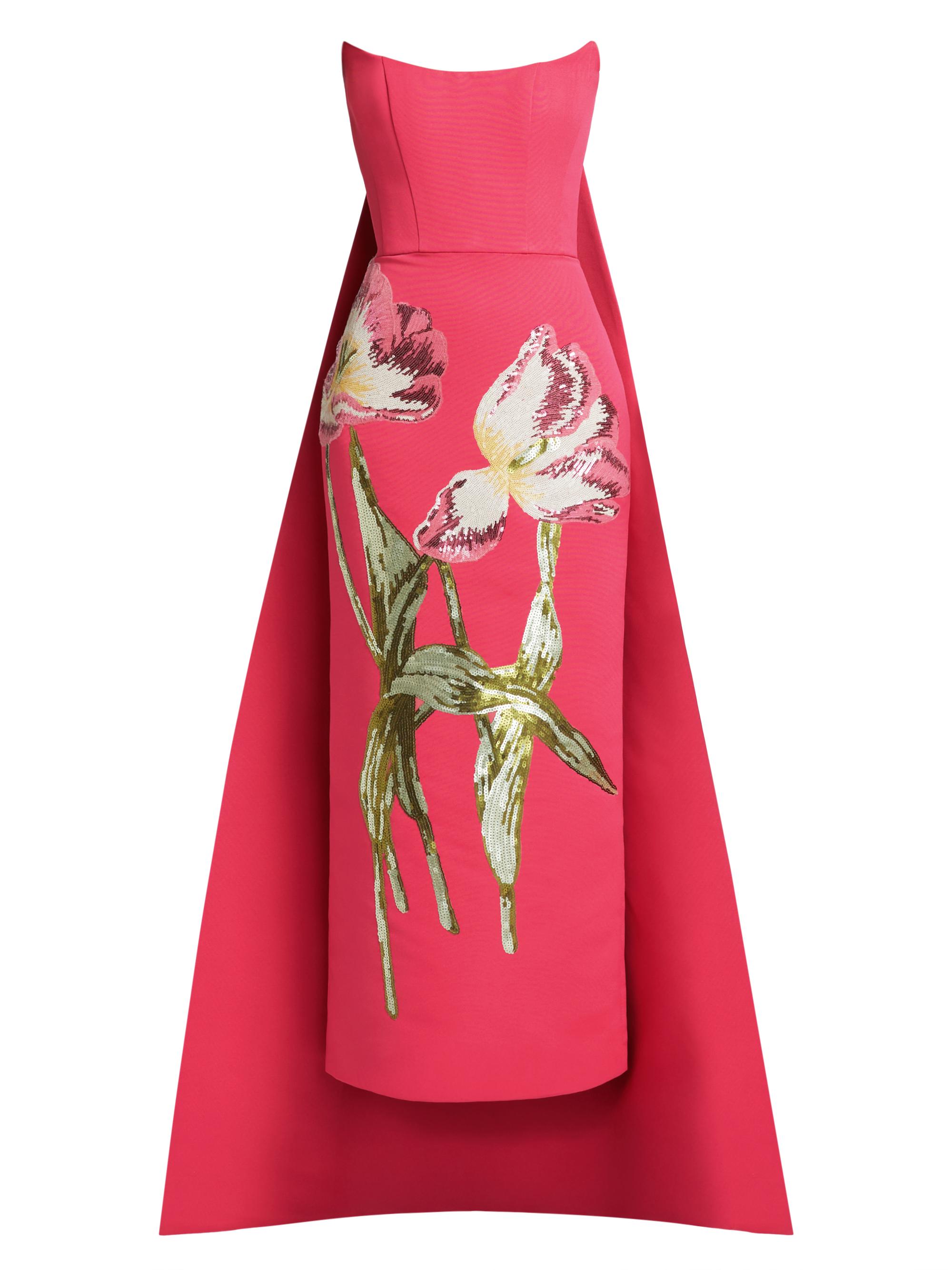 amsale rose gold sequin dress CHLOE 3/4 SEQUIN DRESS main image 1