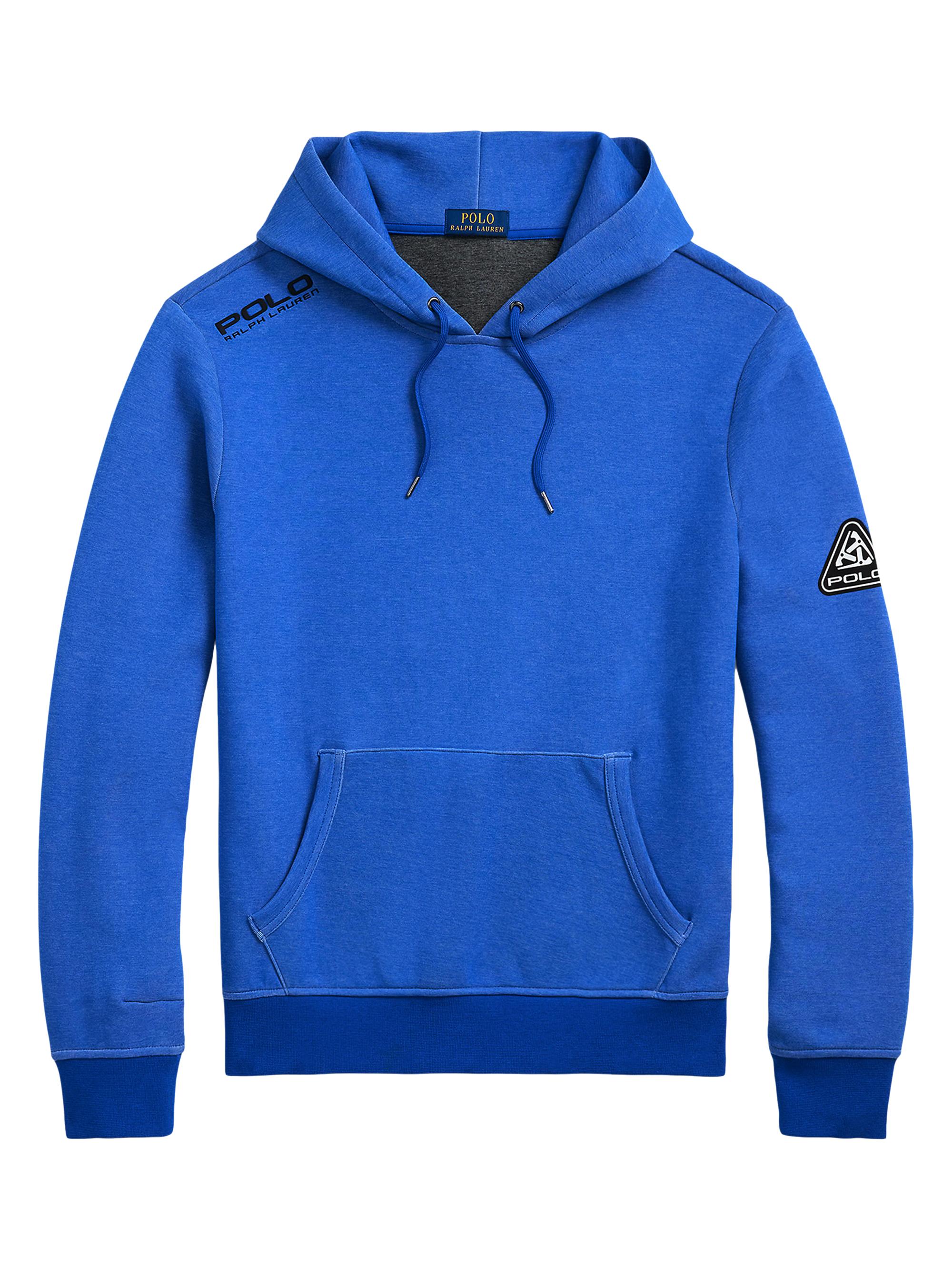 Polo Ralph Lauren Men's Logo Cotton-Blend Drawstring Hoodie - Heritage Blue
