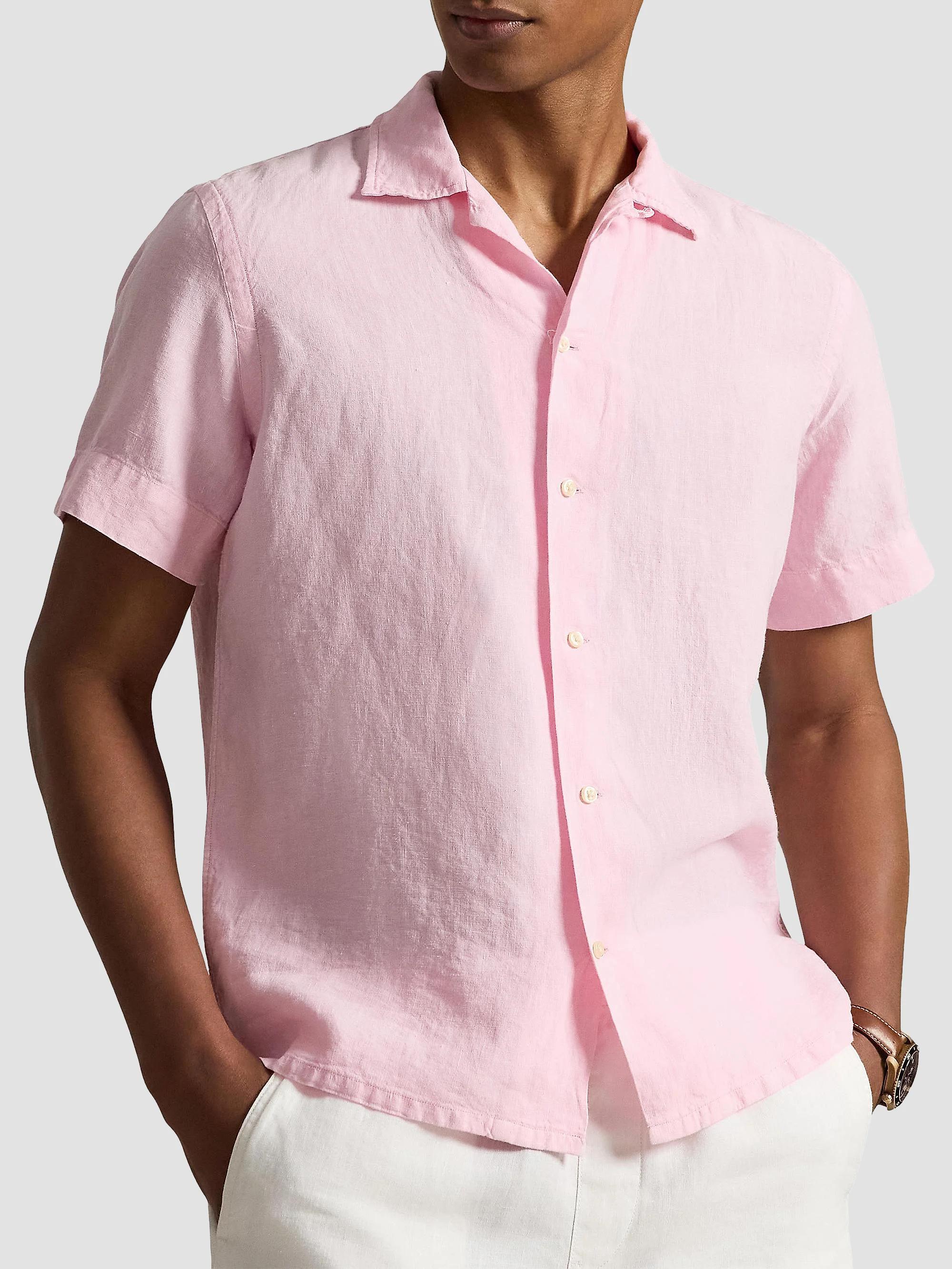 Polo Ralph Lauren Classic-Fit Linen Camp Shirt | Saks Fifth Avenue