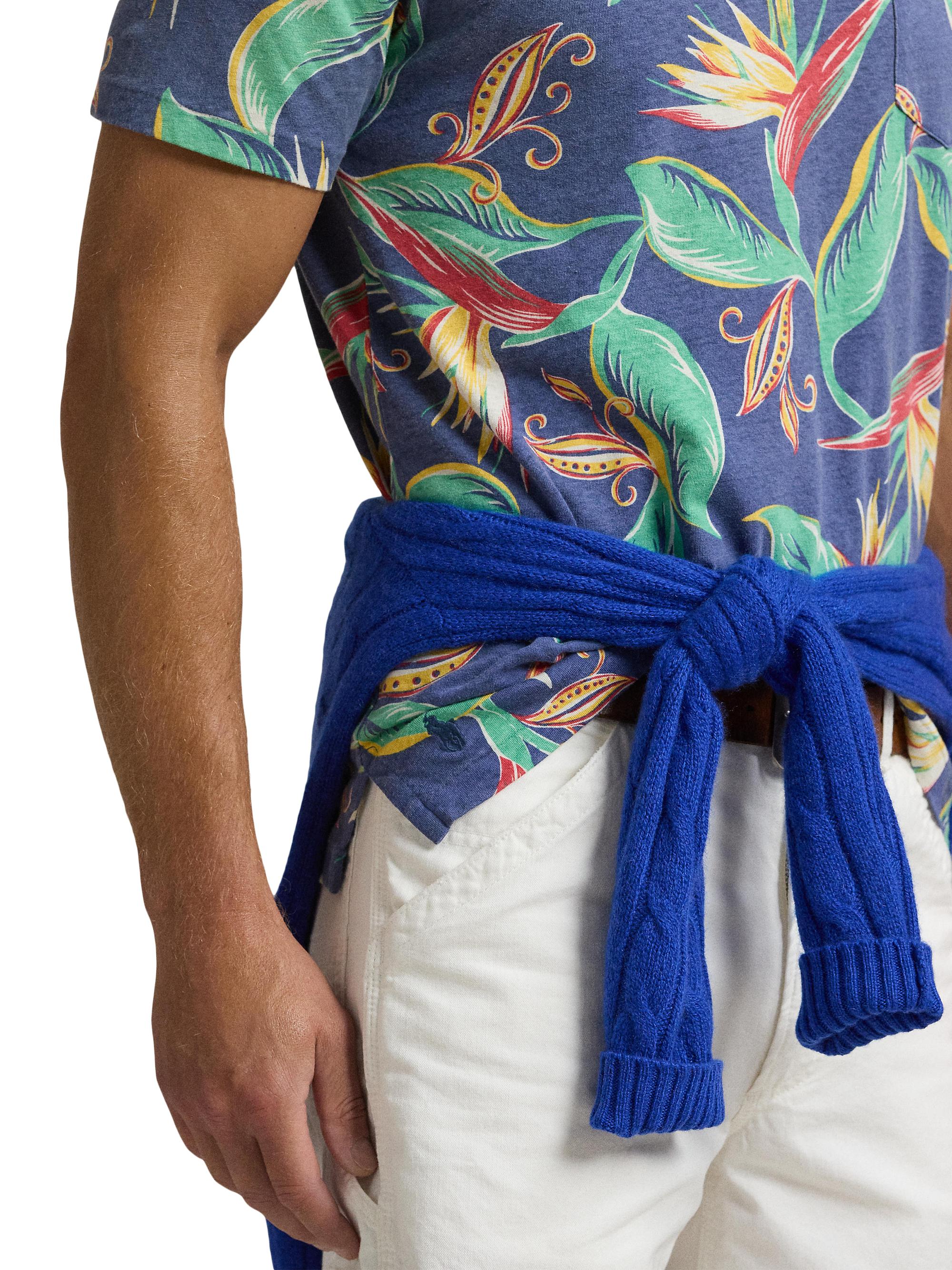 Polo Ralph Lauren Tropical Slim-Fit Polo Shirt | Saks Fifth Avenue