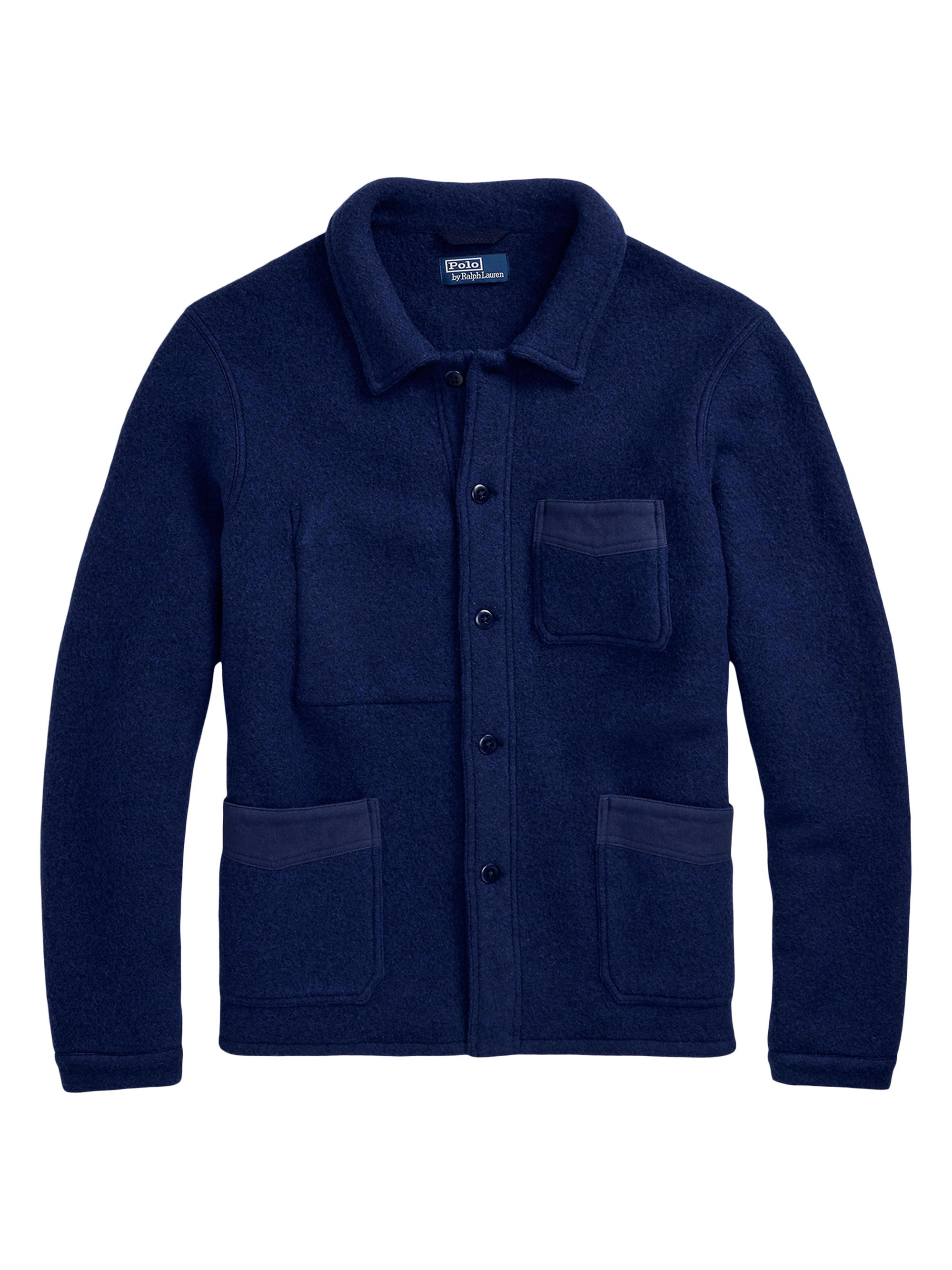 Polo Ralph Lauren Men's Wool-Blend Shirt Jacket - Navy