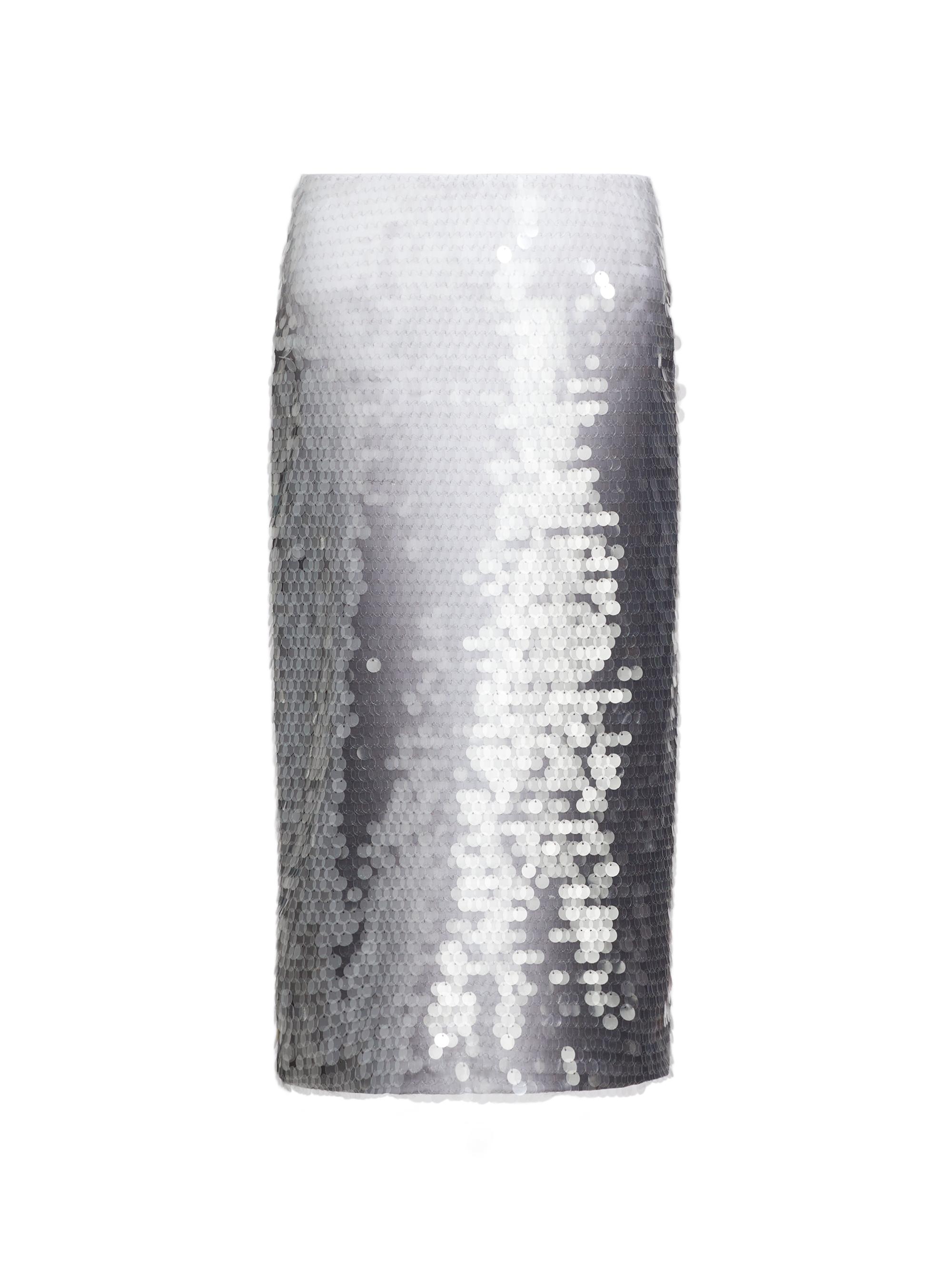 Max Mara Women's Toano Ombré Sequin Pencil Midi-Skirt - Shaded Black