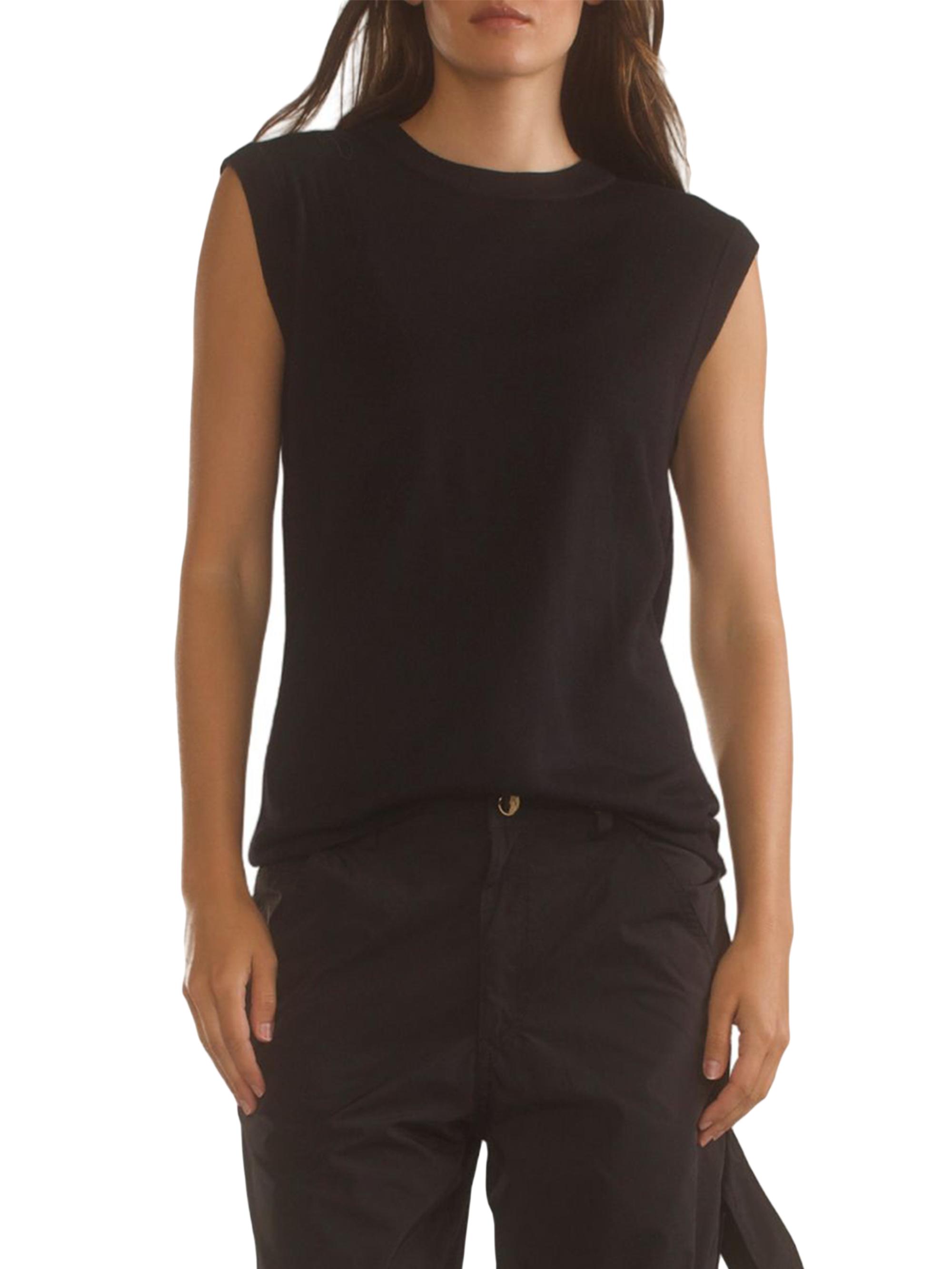 Cynthia Rowley Women's Knit Crewneck Top - Dark Green