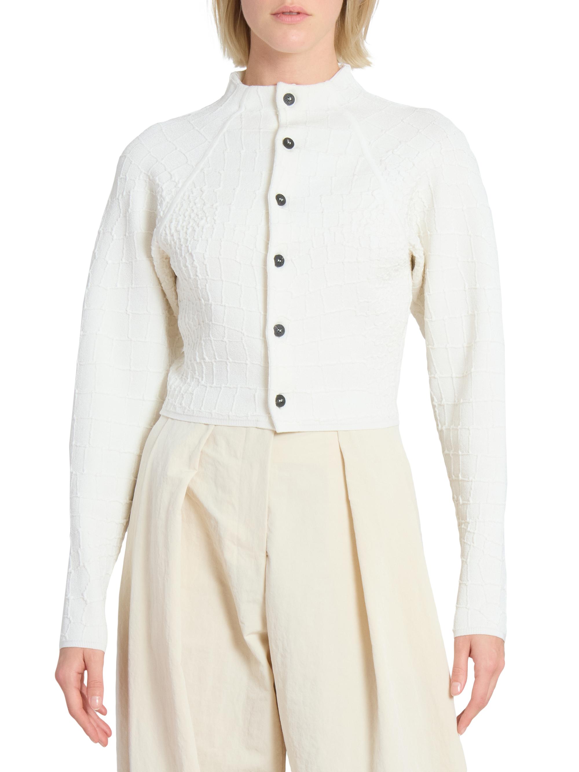 Jacquemus Scala Croc-Texture Cardigan | Saks Fifth Avenue
