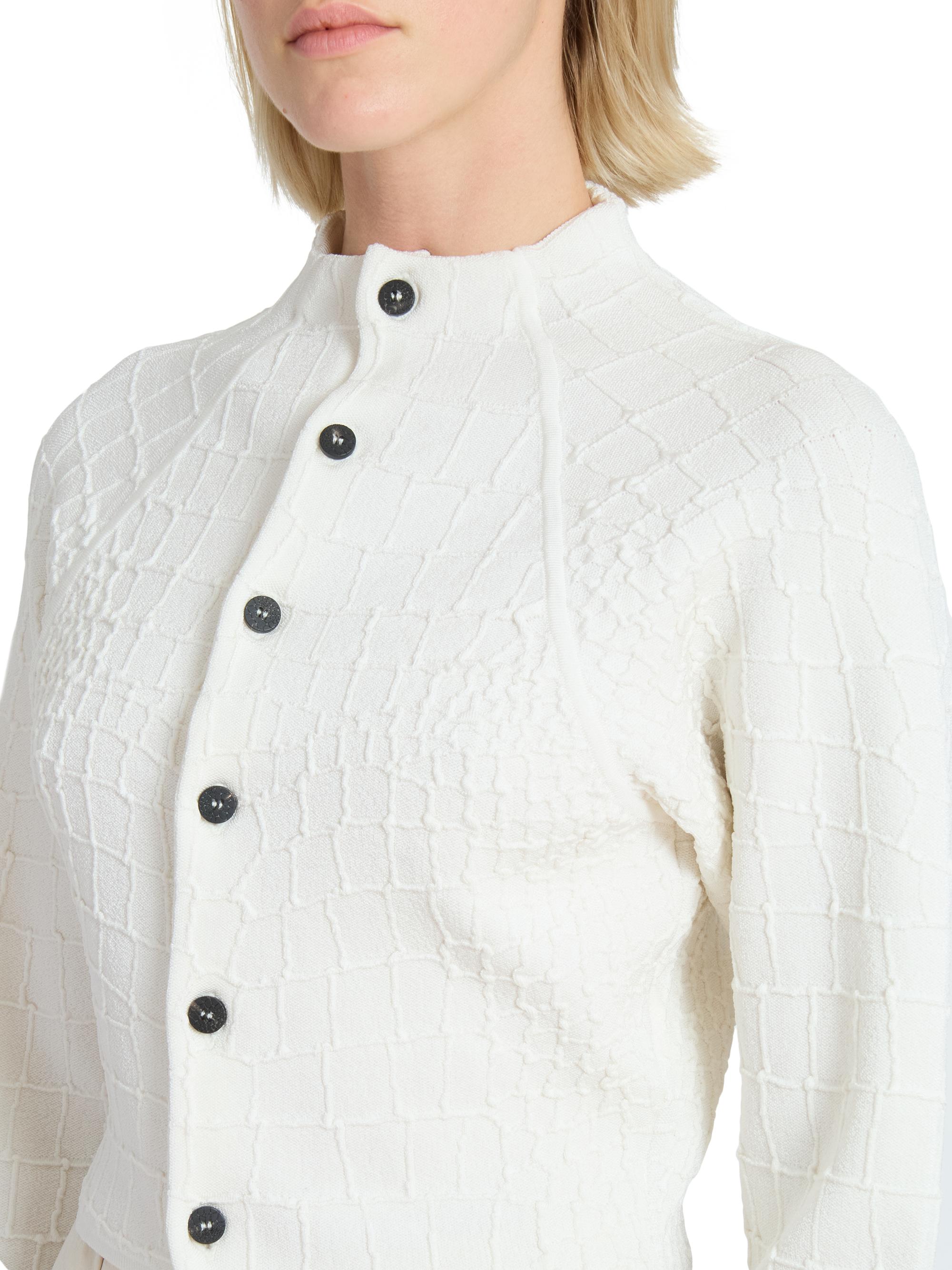 Jacquemus Scala Croc-Texture Cardigan | Saks Fifth Avenue