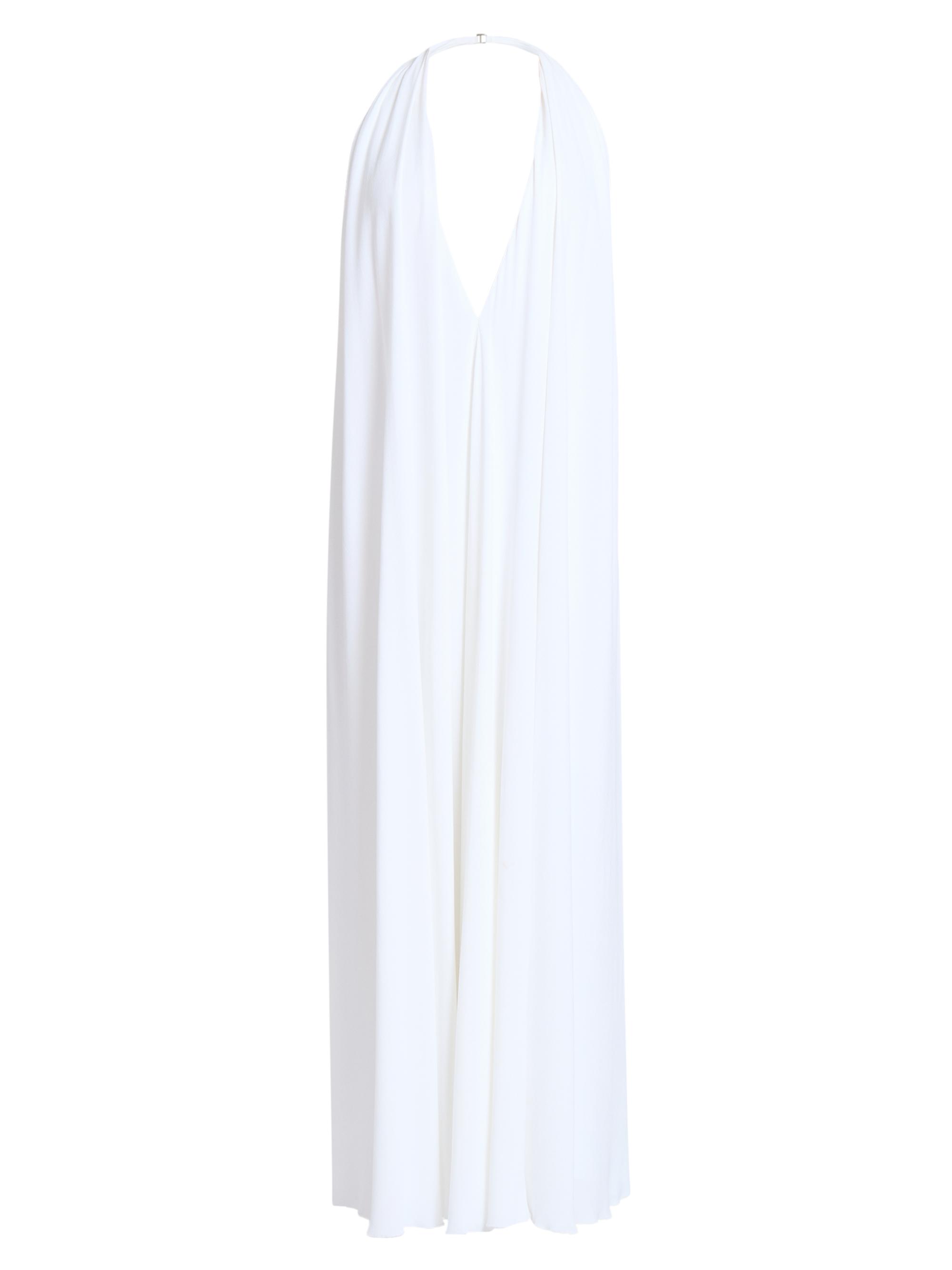 Jacquemus Women's Norma Halter Draped Maxi Dress - White