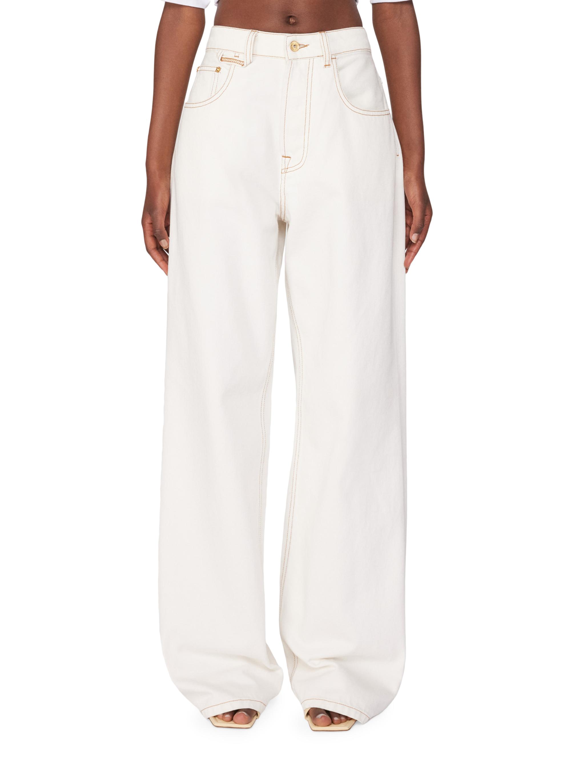 Jacquemus Le De-Nîmes Large Wide-Leg Jeans | Saks Fifth Avenue